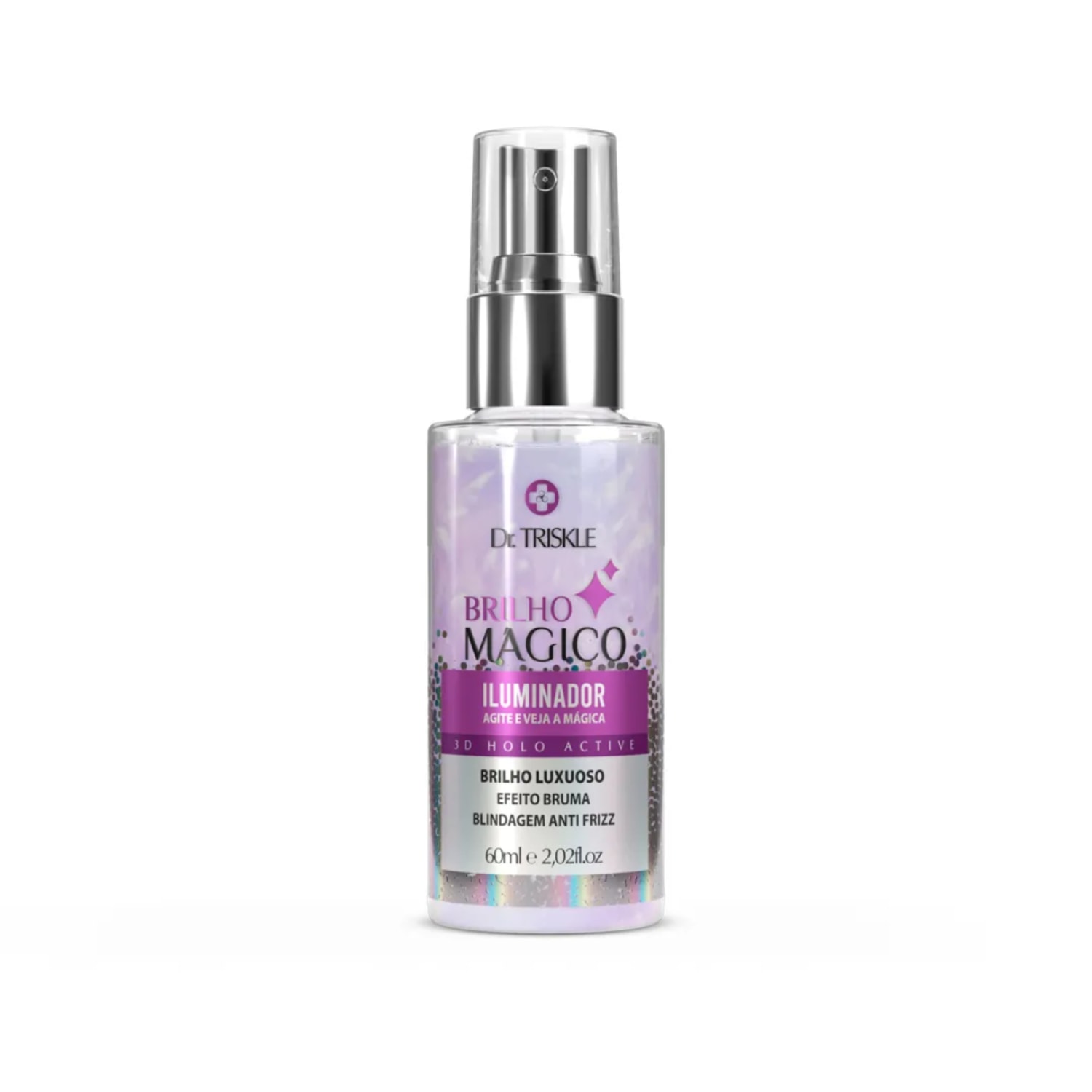 Triskle Spray Anti Frizz 60ML Iluminador Brilho Mágico - Lançamento