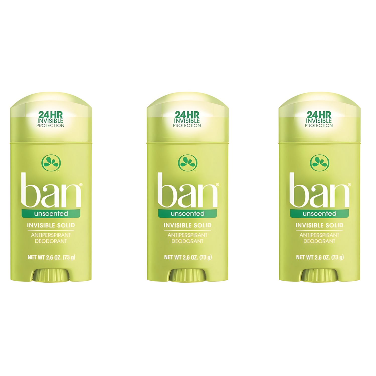 3 Und Desodorante Sólido Sem Perfume