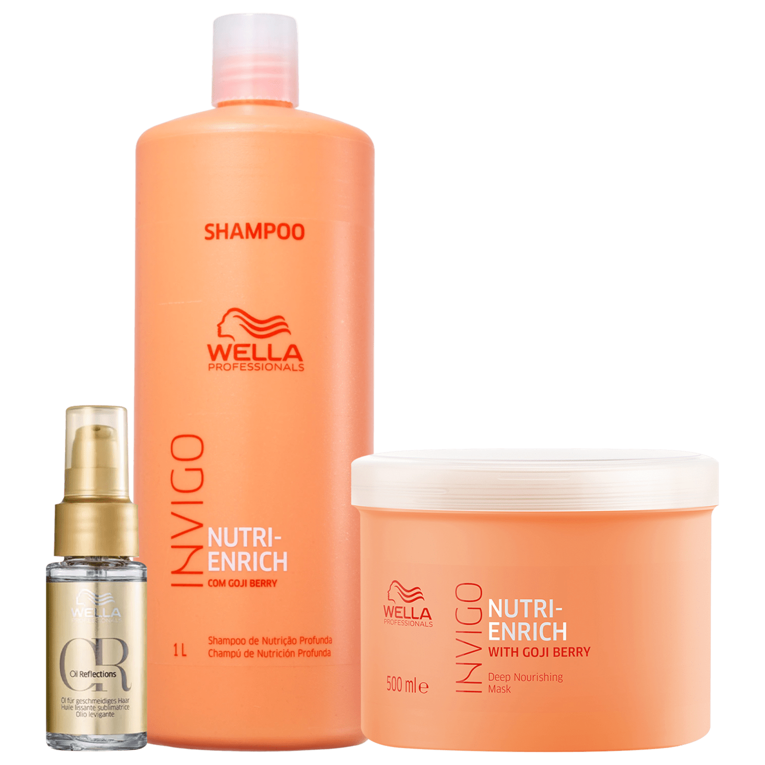 Kit Wella Professionals Invigo Nutri-Enrich Reflections Cuidado Diário (3 Produtos)