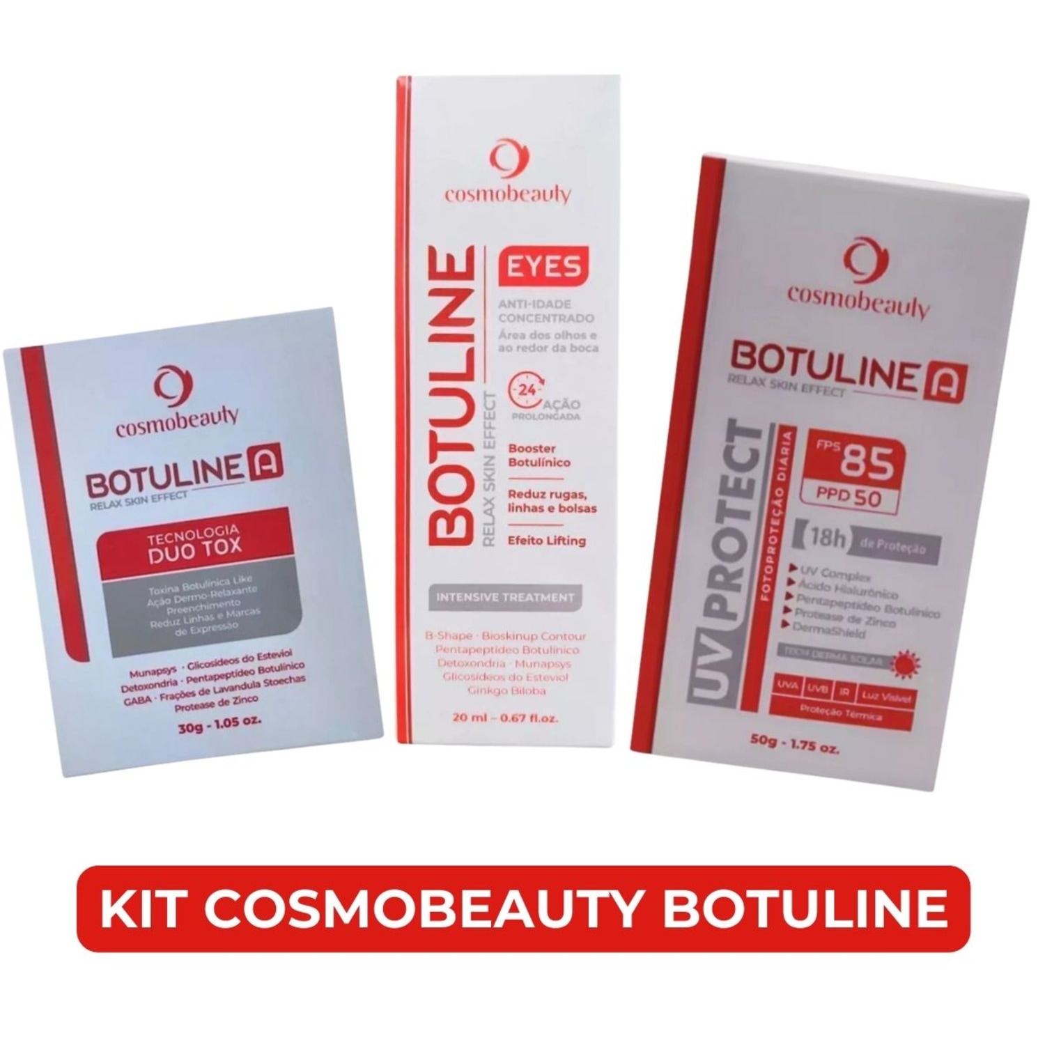 Kit Cosmobeauty Botuline A Trio (3 Produtos)