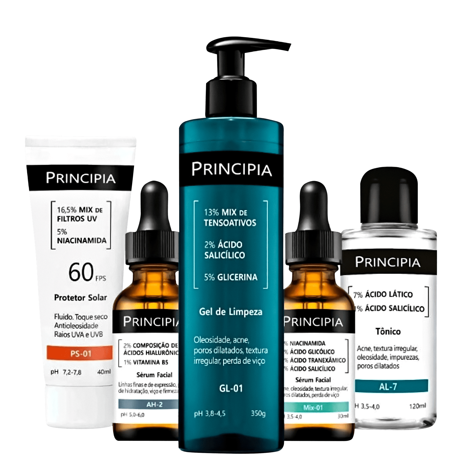 Kit Principia Tratamento Antiacne Avançado (5 Produtos)