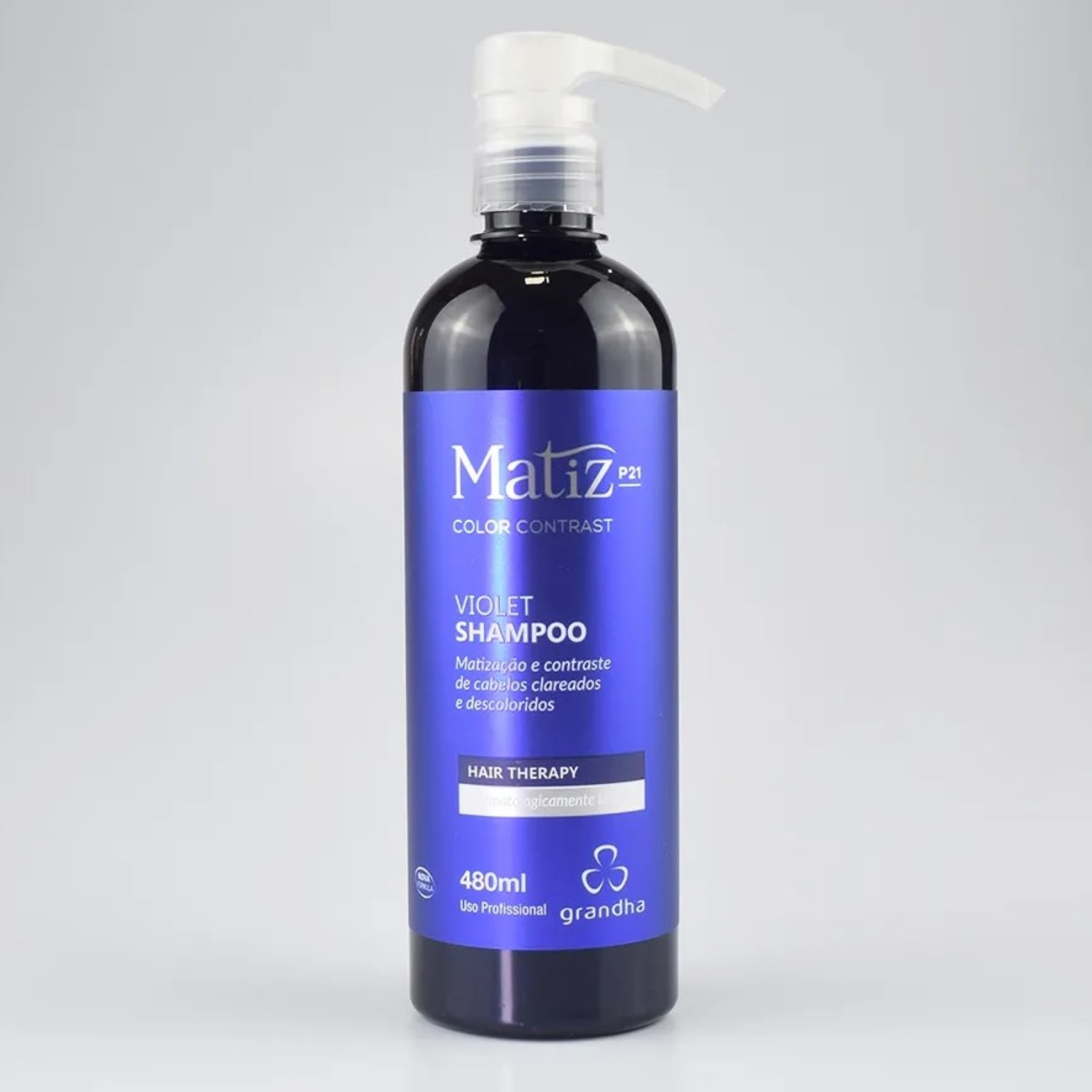 Shampoo Matizador Violeta Grandha Matiz P21 480 ml