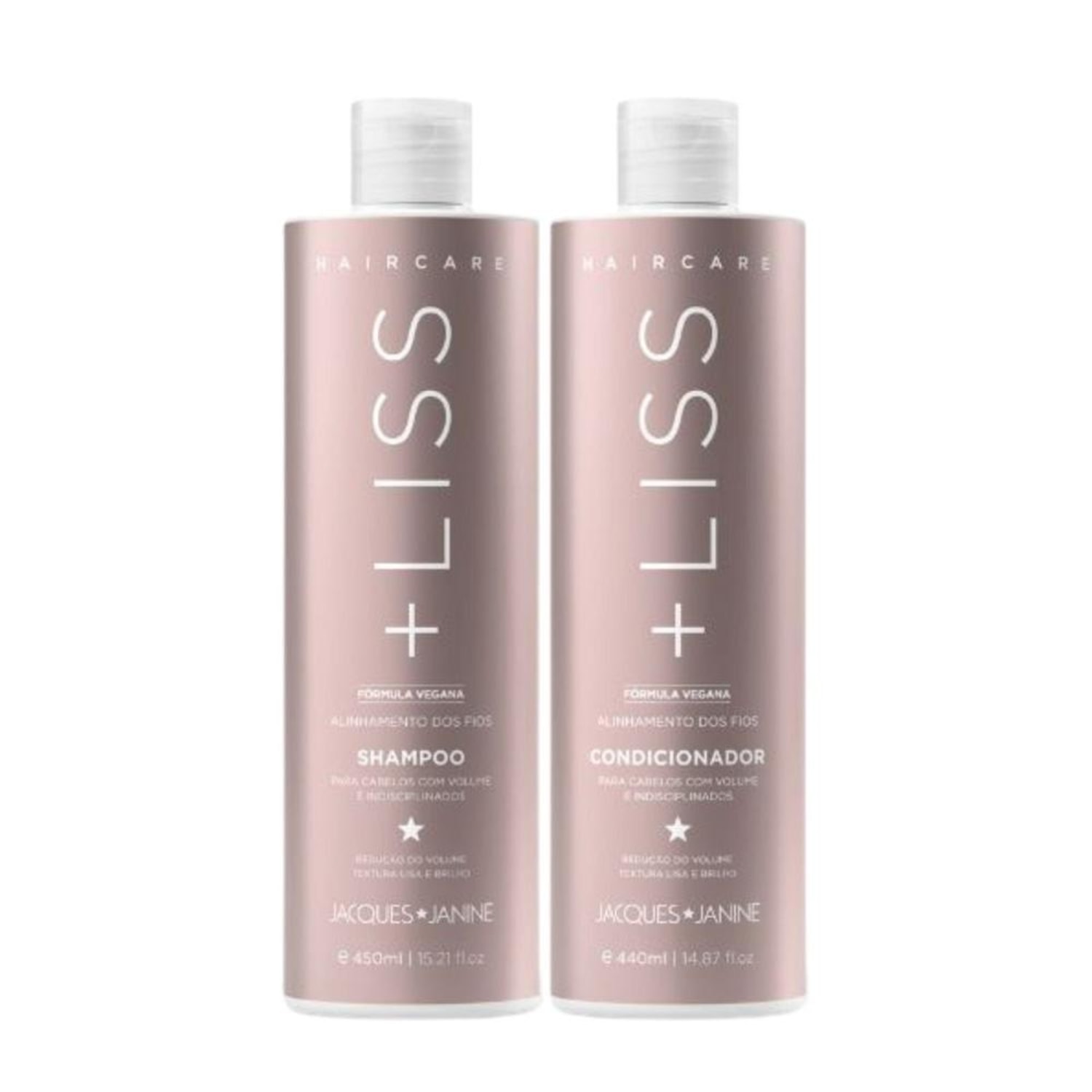 Kit Shampoo e Condicionador Jacques Janine Hair Care Linha:Liss