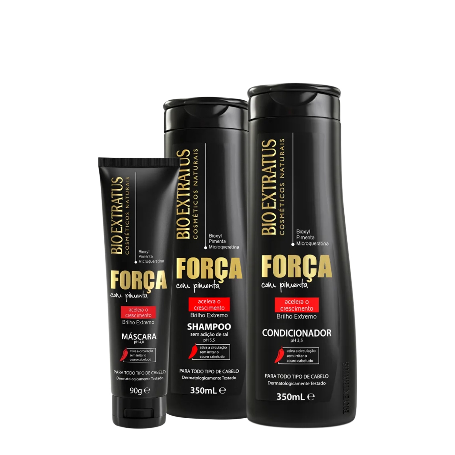 Kit Bio Extratus Força Home Care (3 produtos)