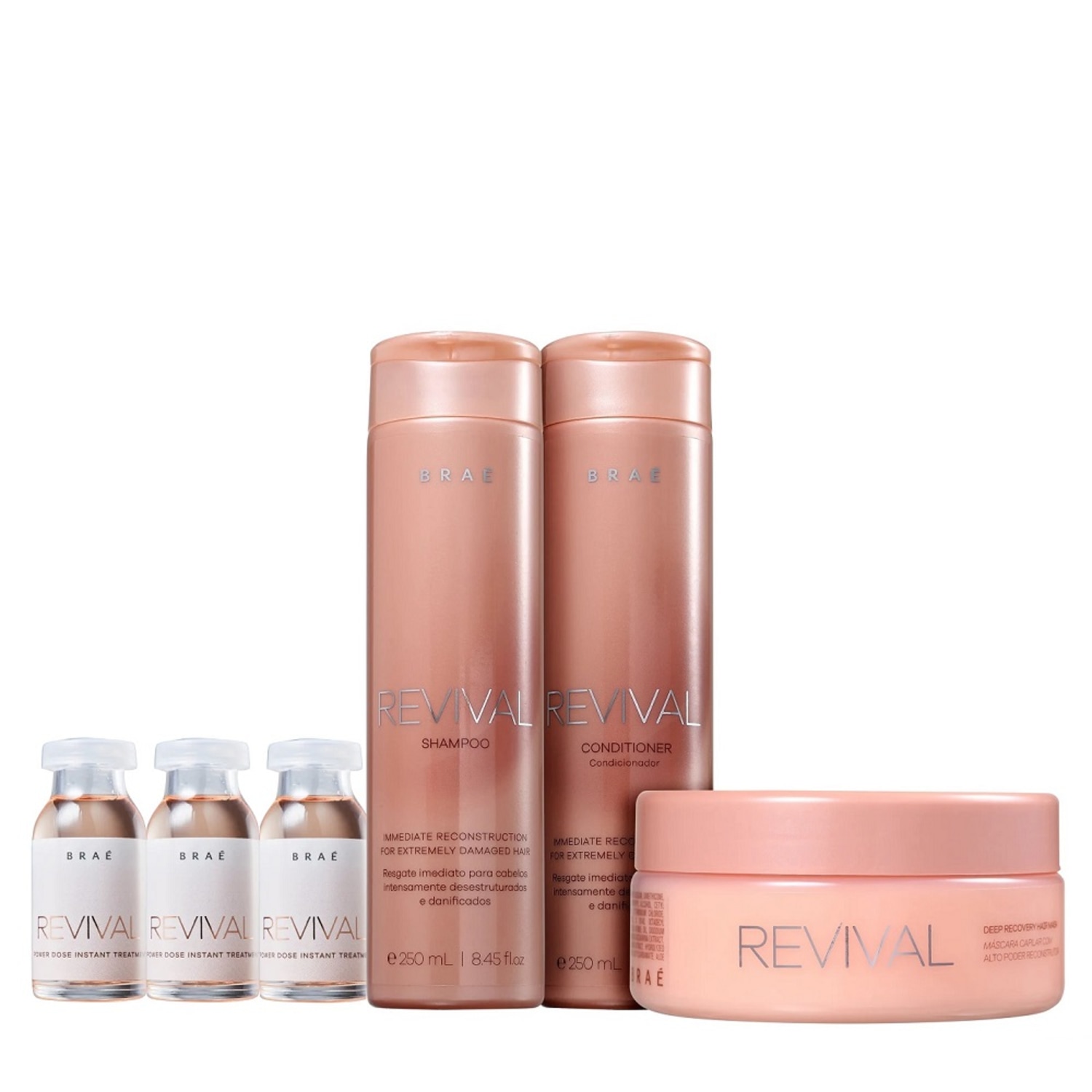 Kit Braé Revival Power Dose (6 Produtos)