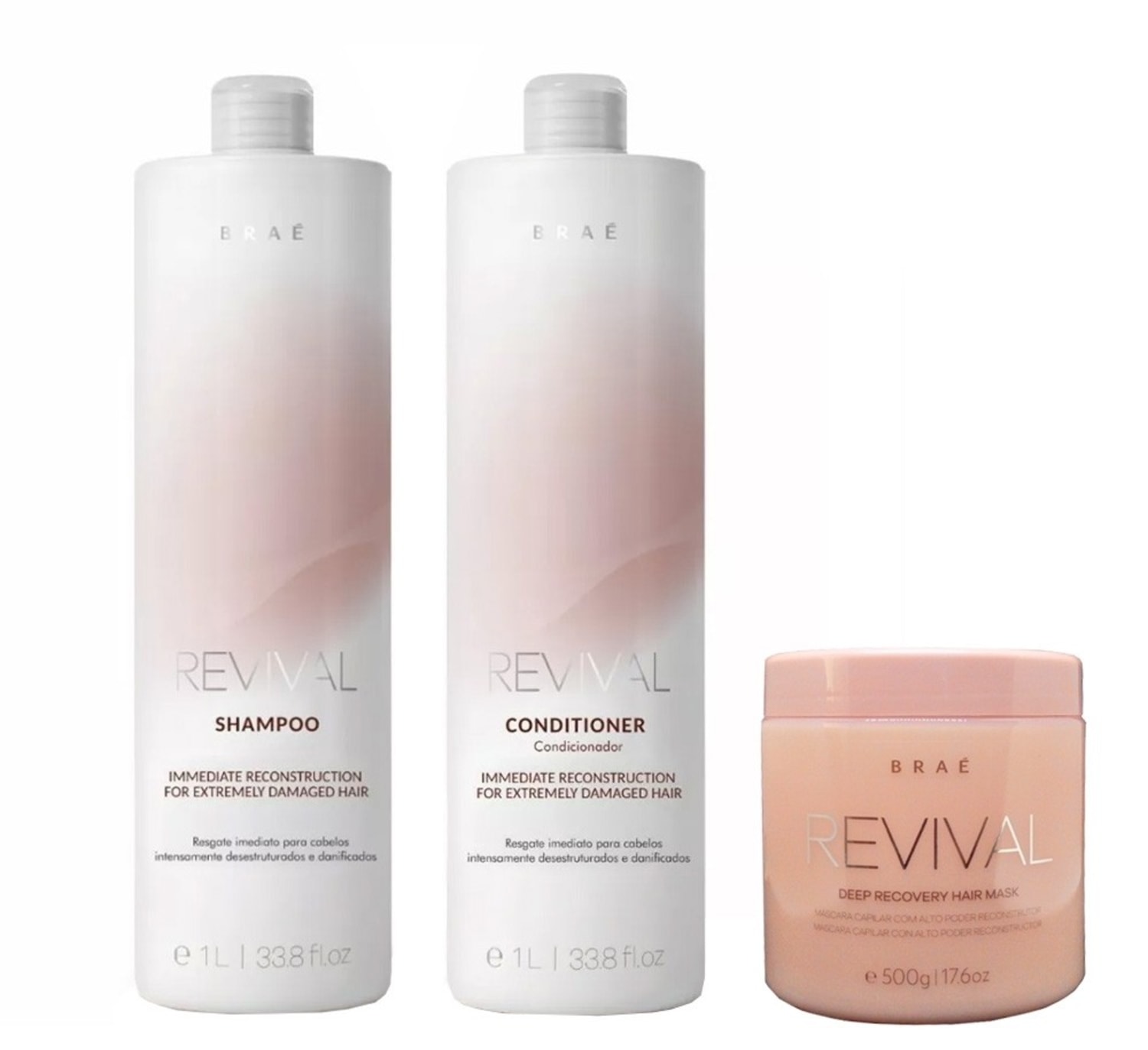 Kit Braé Revival Tratamento (3 Produtos)