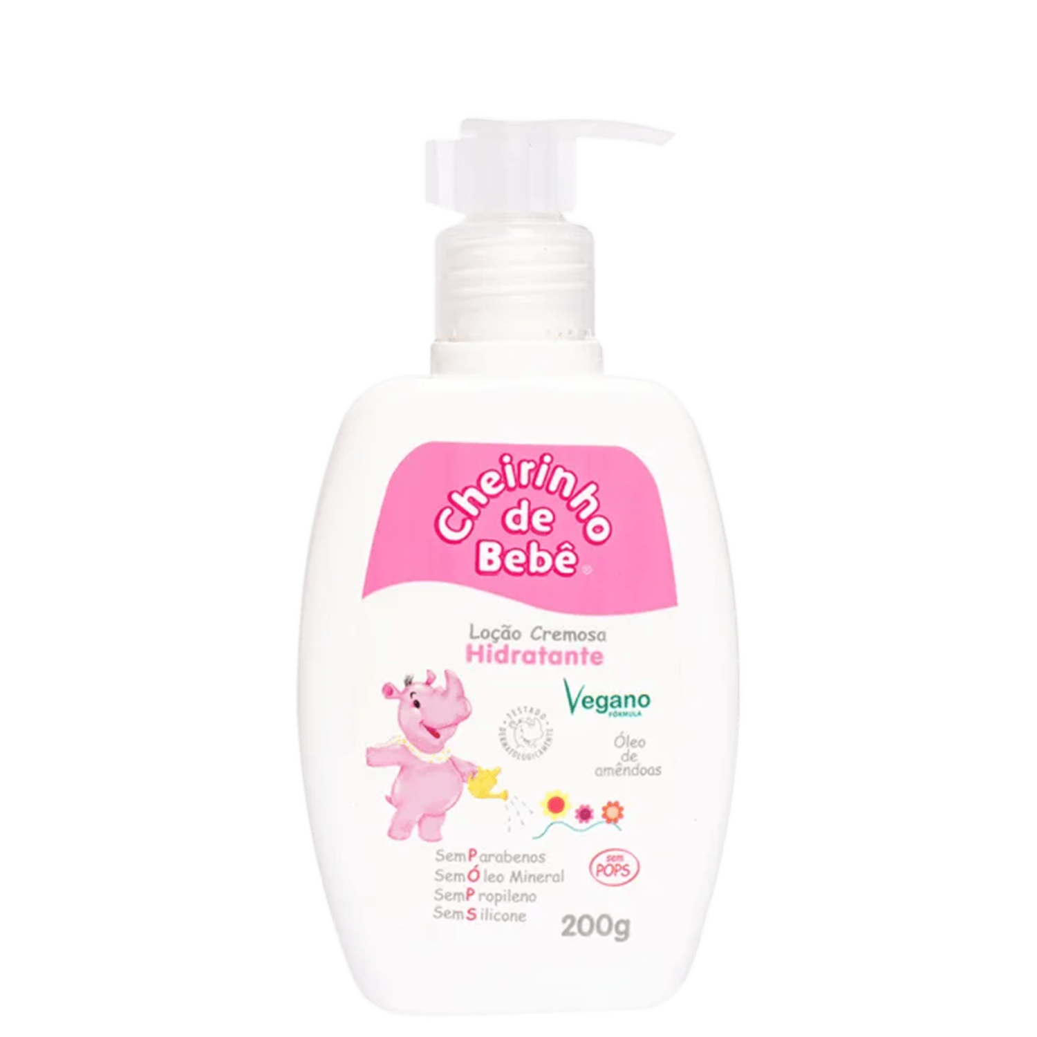 Cheirinho de Bebê Rosa - Loção Corporal Hidratante 200g
