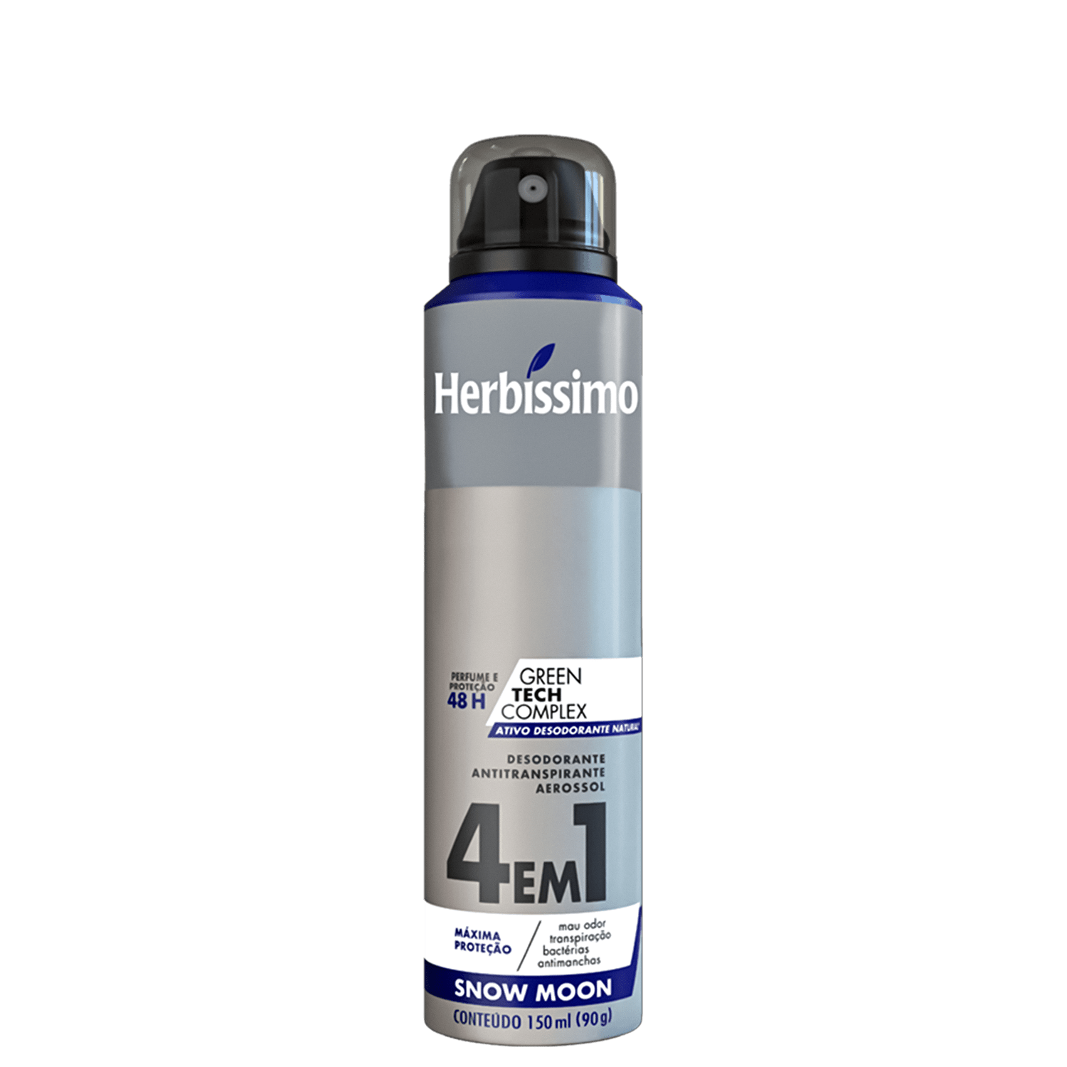 Herbíssimo Bis Snow Moon 4 em 1 - Desodorante Aerosol 150ml