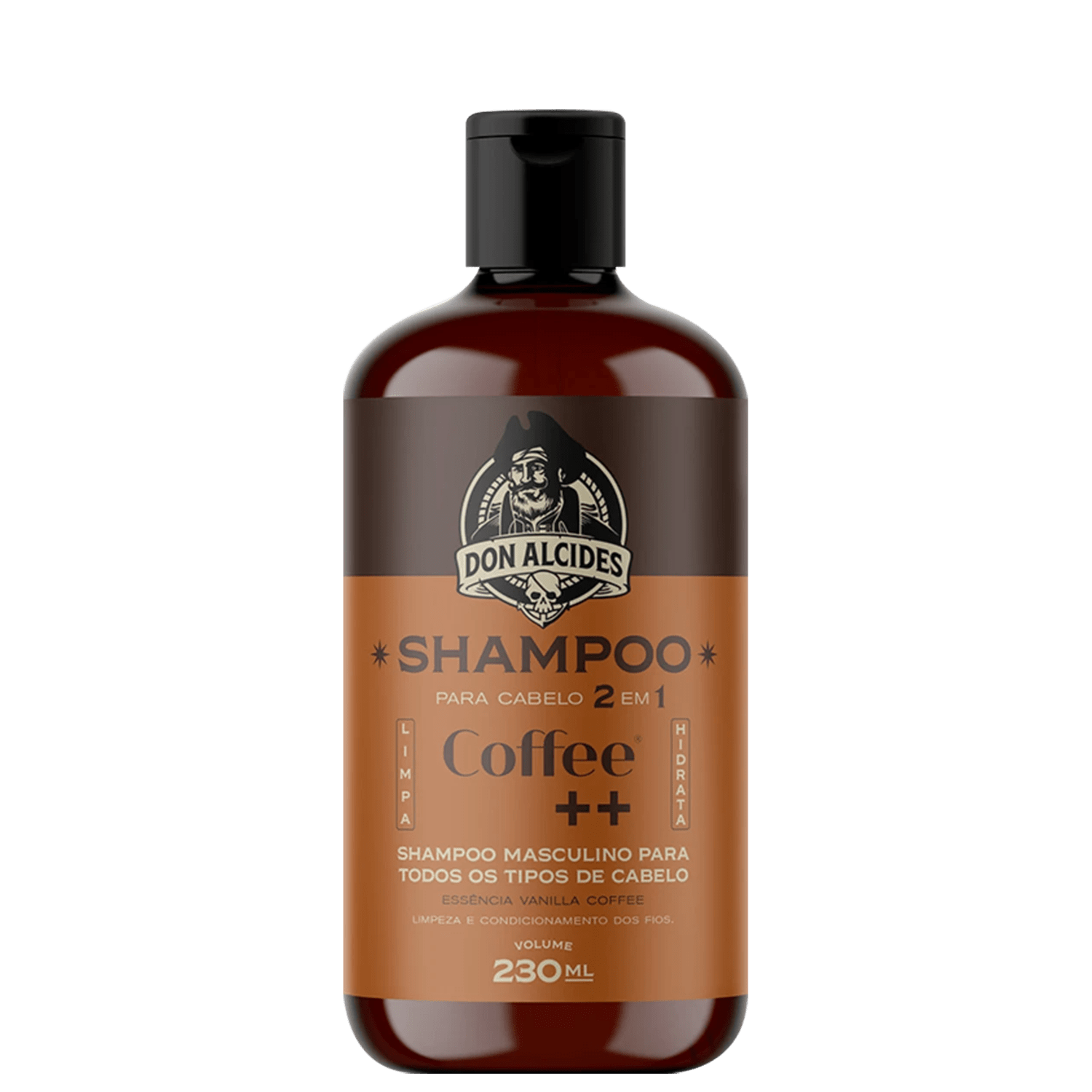 Don Alcides Coffee ++ 2 em 1 - Shampoo 230ml
