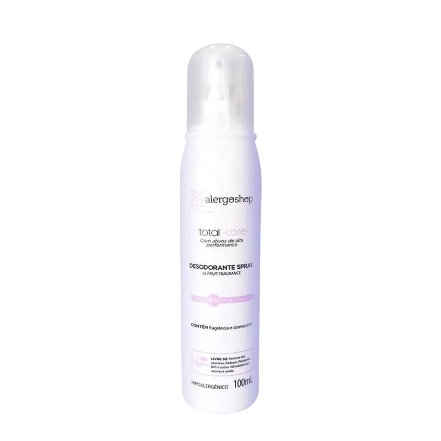 Alergoshop Total Care Le Fruit Hipoalergênico - Desodorante Spray Feminino 100ml