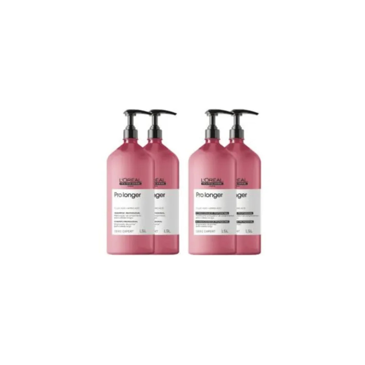 Kit L'Oreal Shamp (2und) e Cond (2und) Pro Longer 1.5L