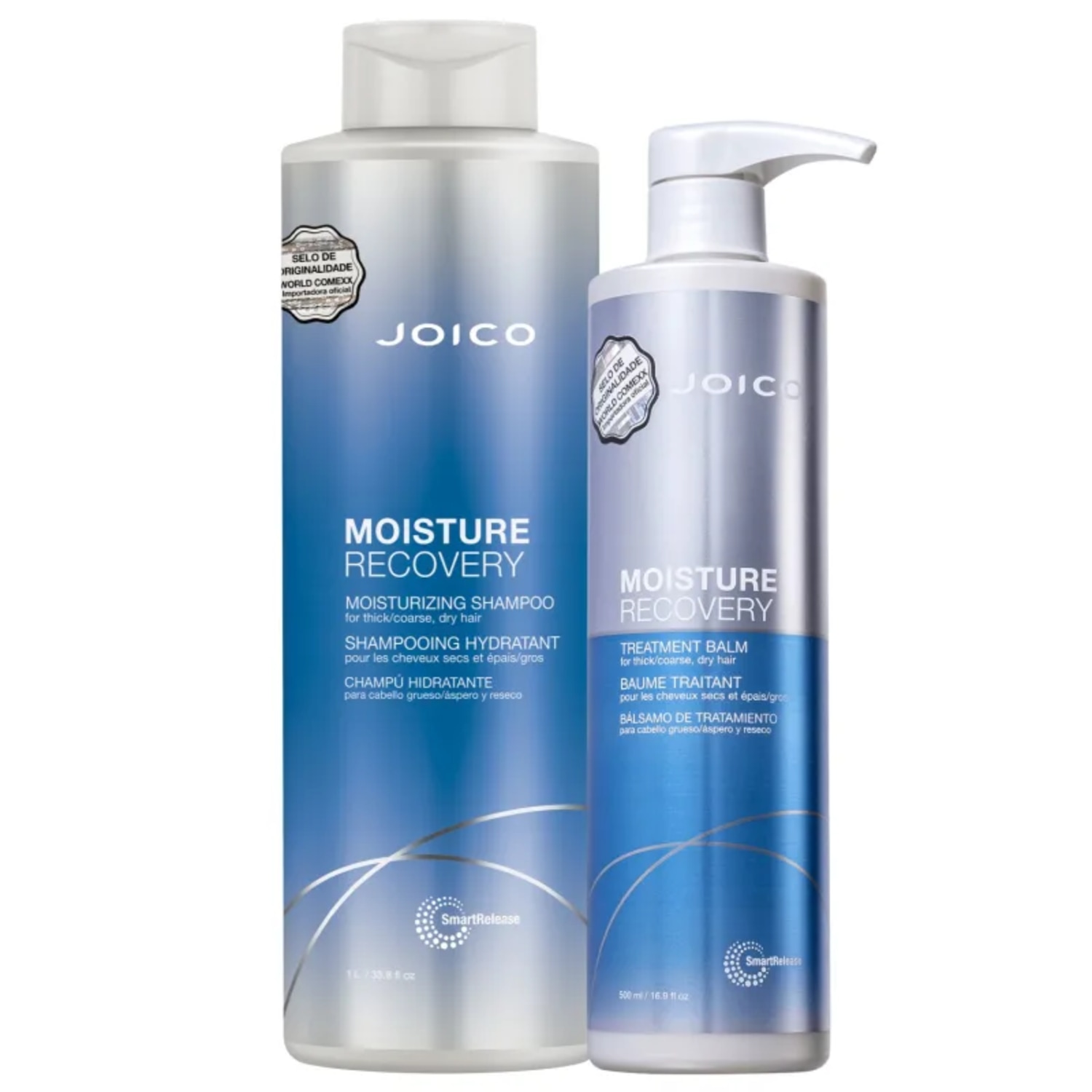 Kit Joico Moisture Recovery Treatment Duo Plus (2 Produtos)