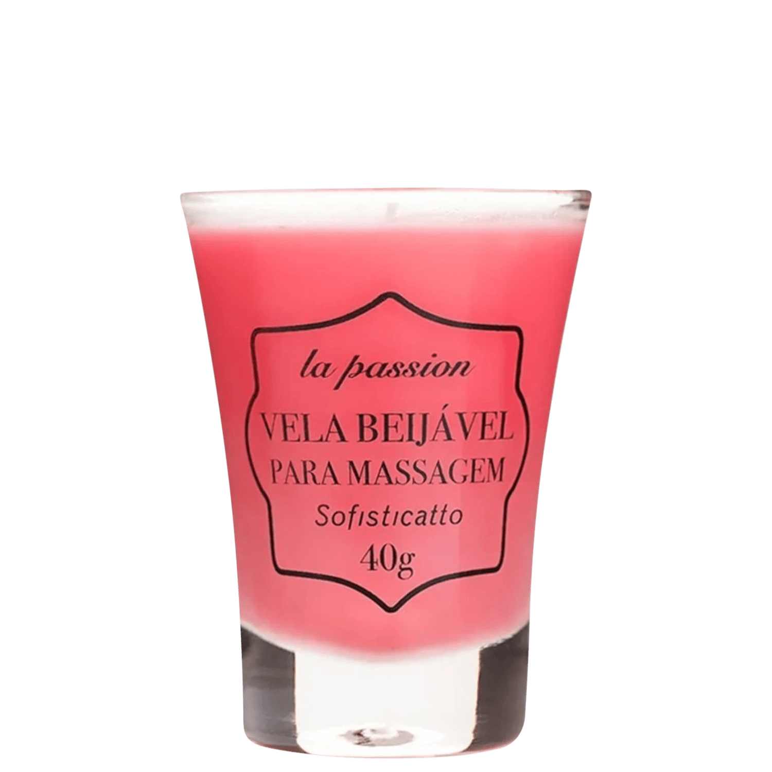 Vela Para Massagem Corporal Relaxante Beijável Aroma Morango