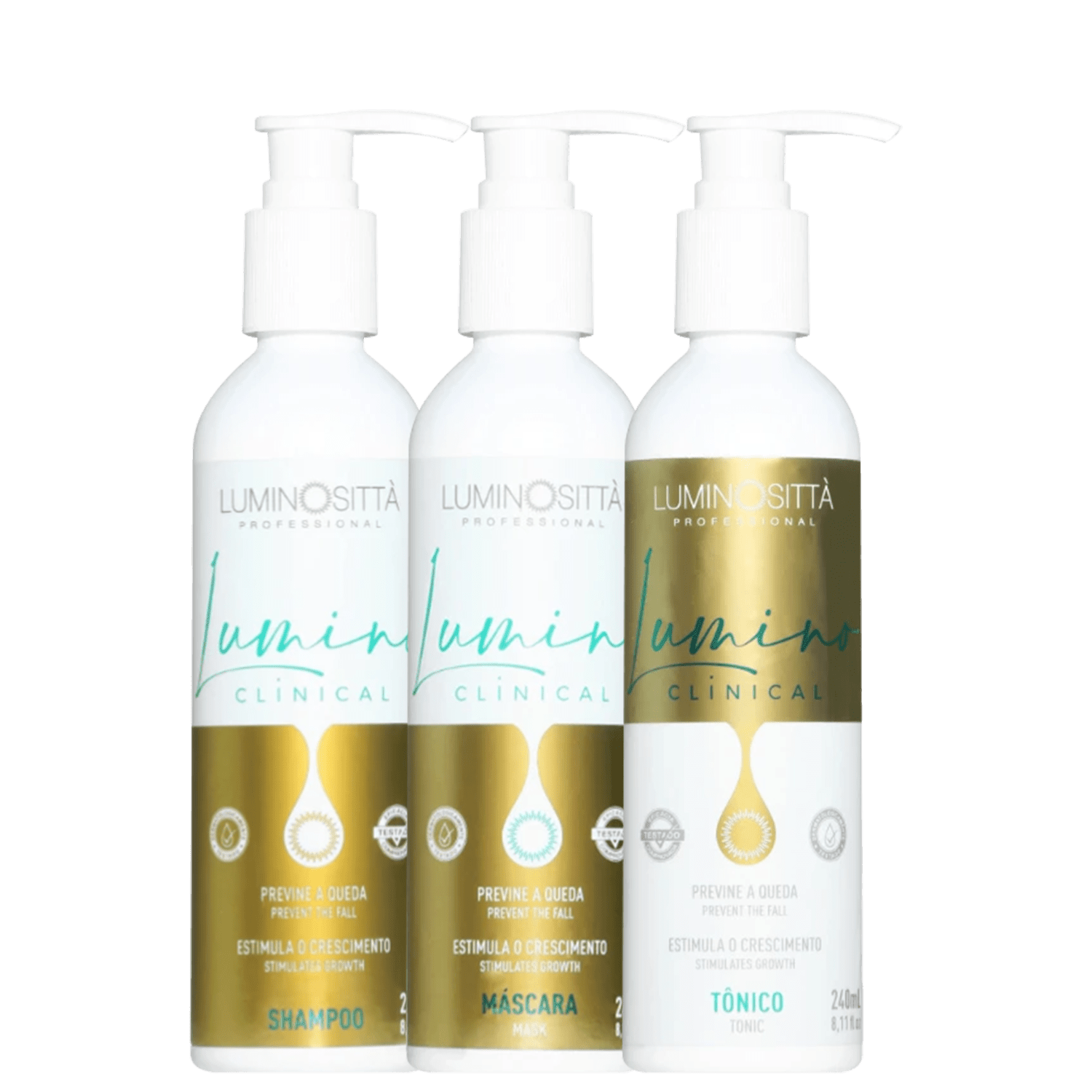 Kit Antiqueda Lumino Clinical 240ml Luminositta