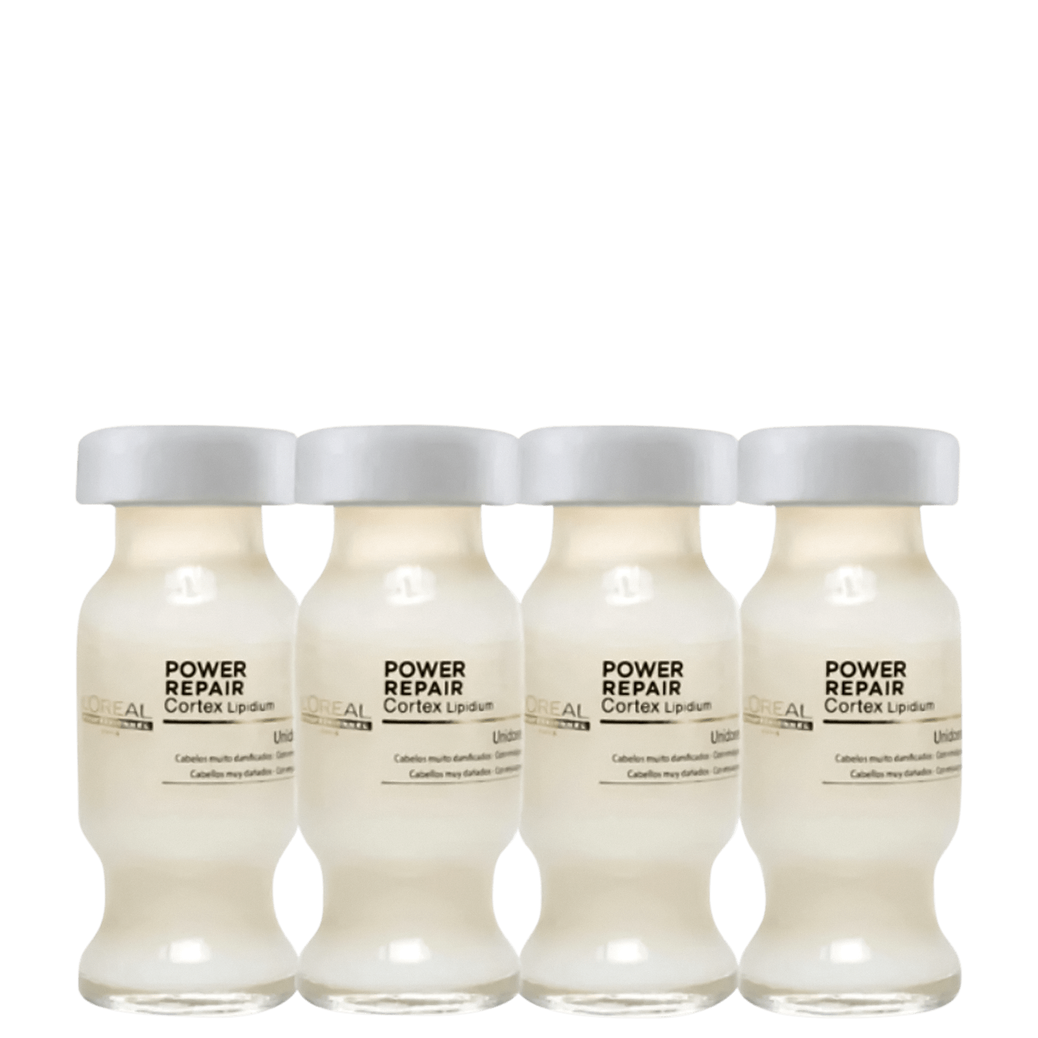 Kit L'Oréal Professionnel Power Repair Cortex Lipidium Ampolas (4 Unidades)
