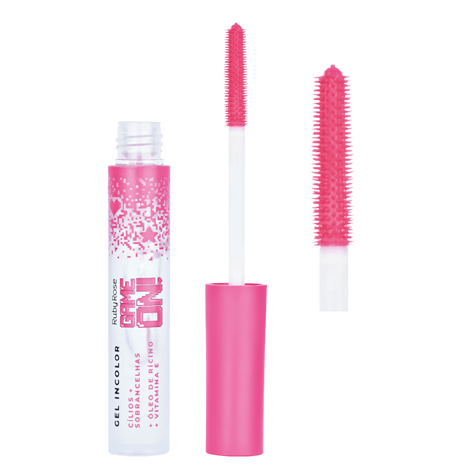 Kit 2 Unidades Rímel Gel Incolor Cílios Sobrancelha Game On!