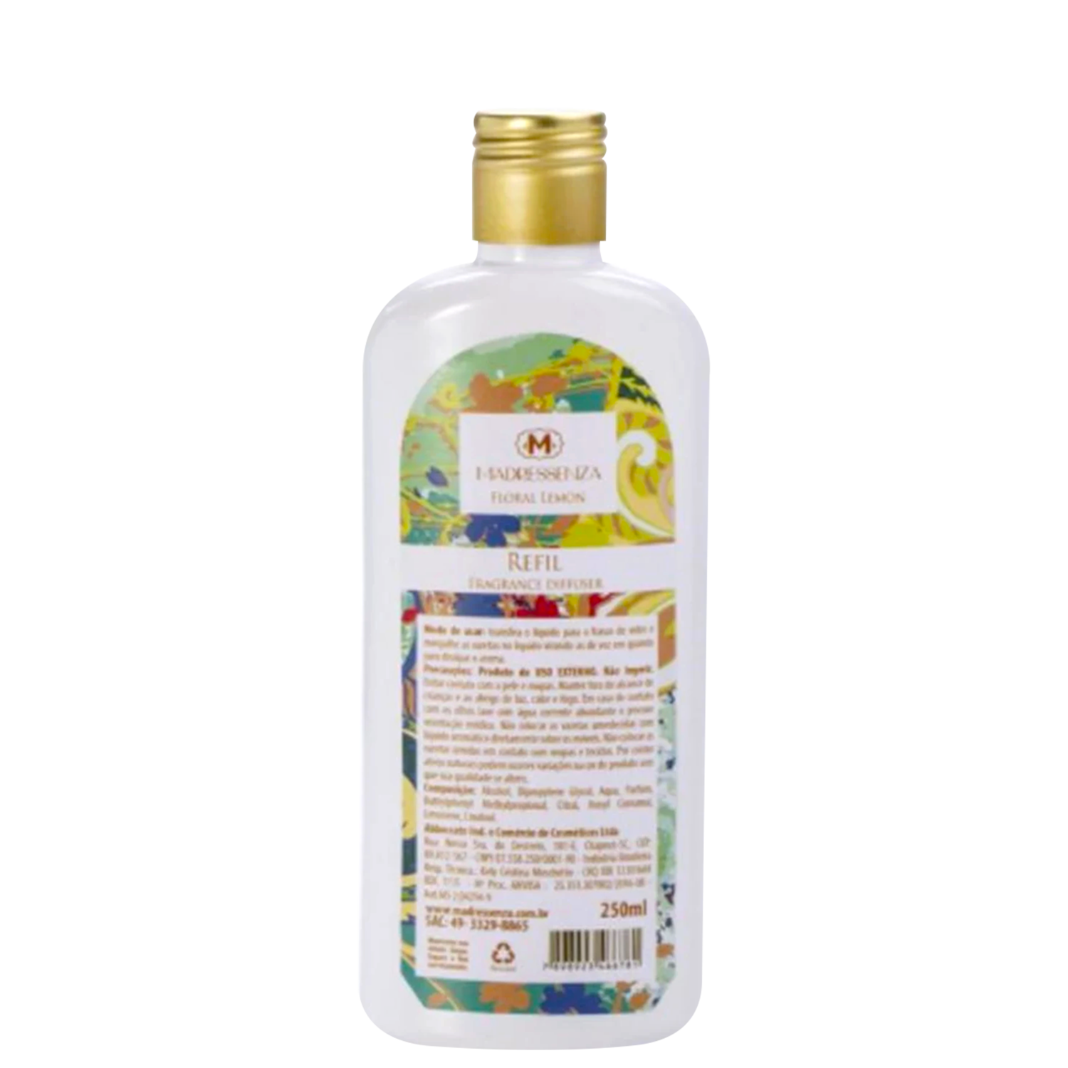 Madressenza Floral Lemon Refil - Difusor de Ambiente 250ml