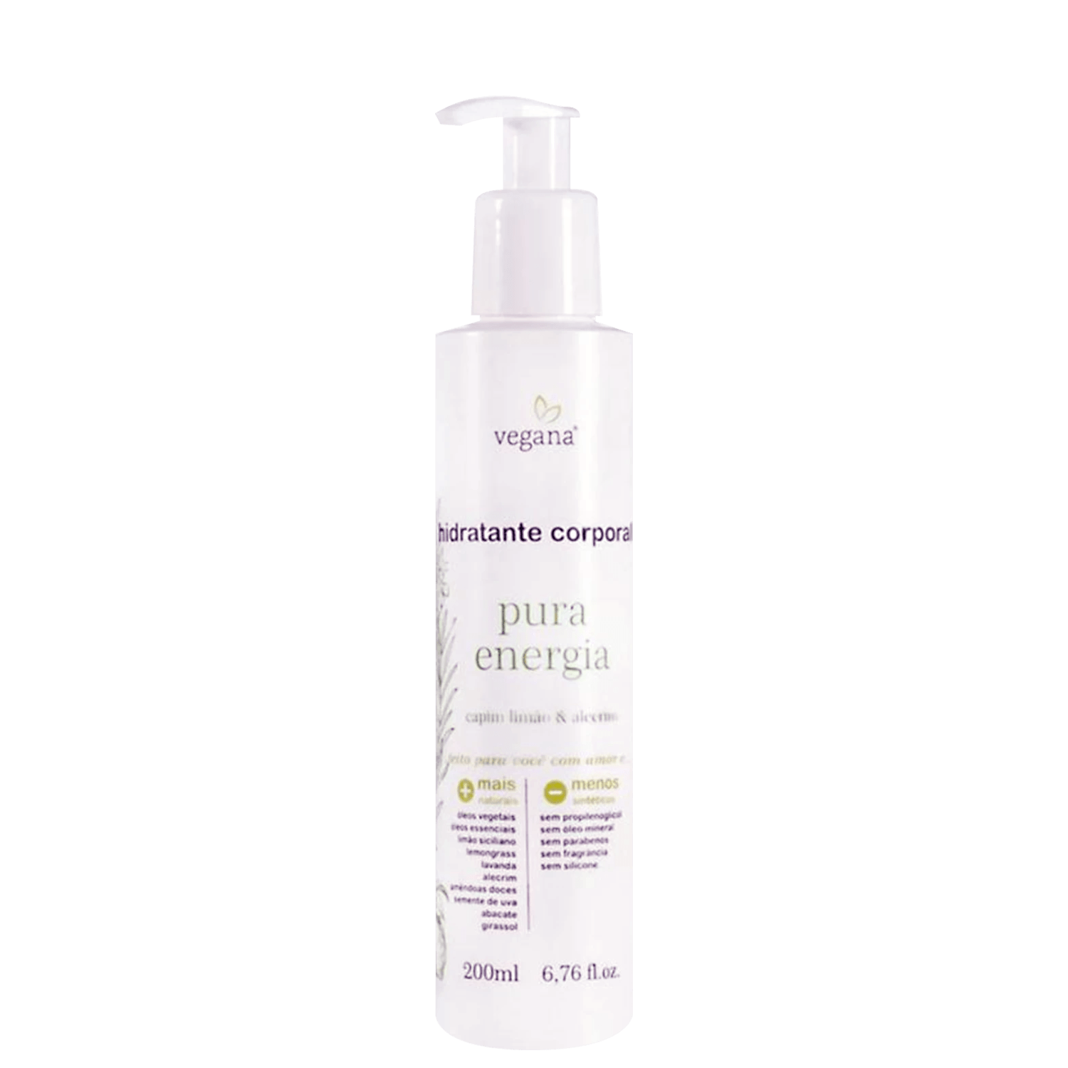 WNF Vegana Pura Energia - Hidratante Corporal 200ml