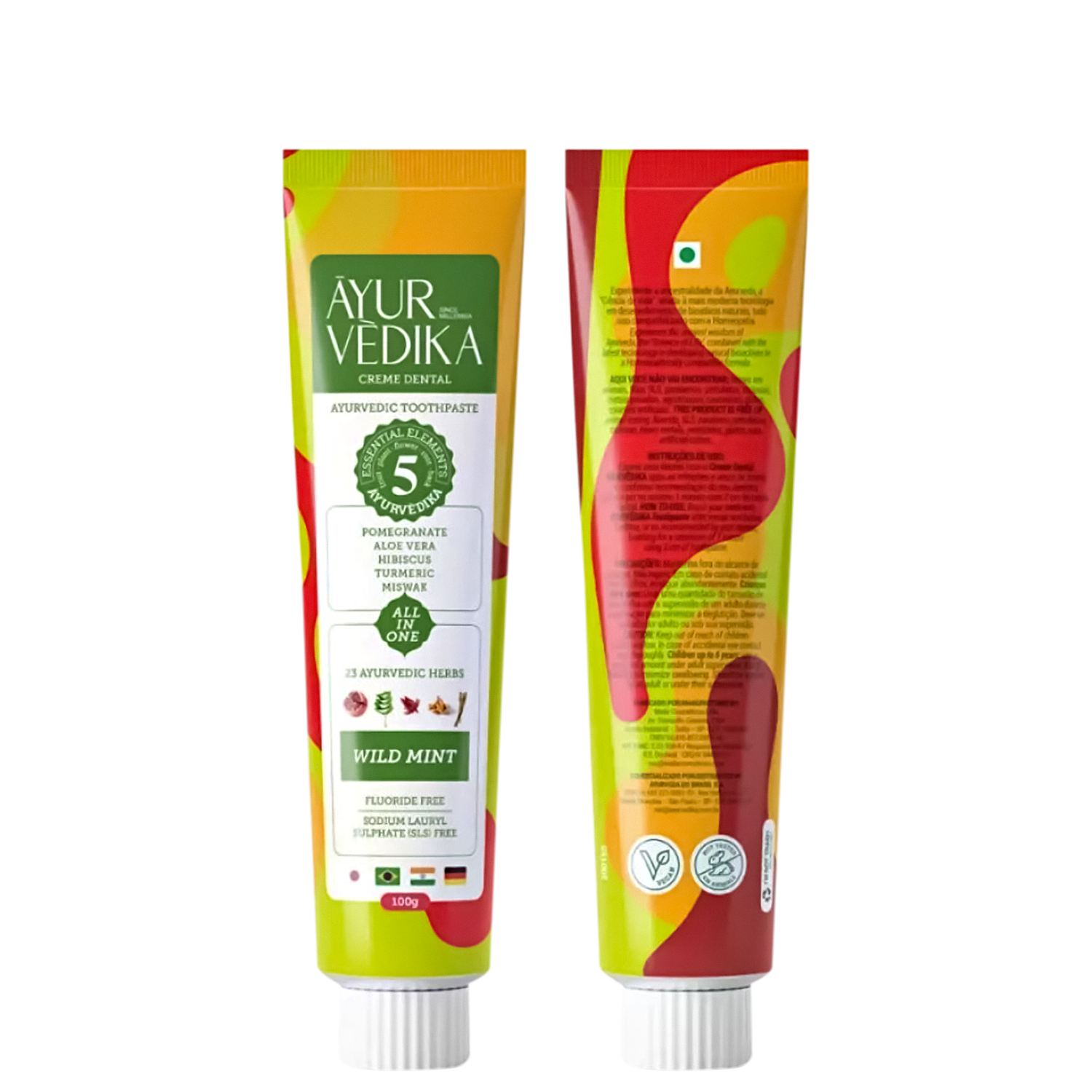 Kit Ayurvédika Wild Mint - Creme Dental (2 Unidades)