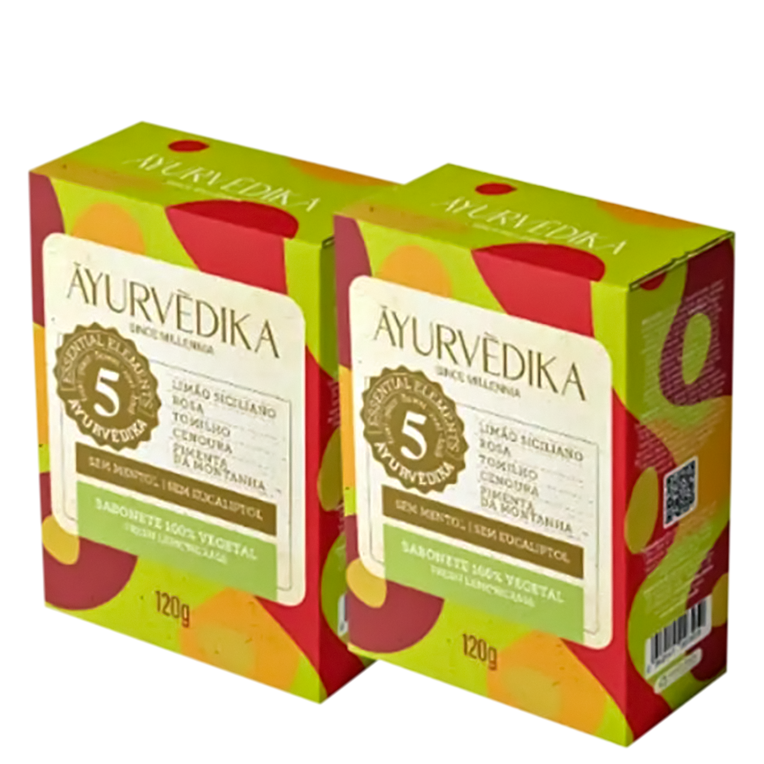 Kit Ayurvédika Fresh Lemon Grass - Sabonete em Barra (2 Unidades)