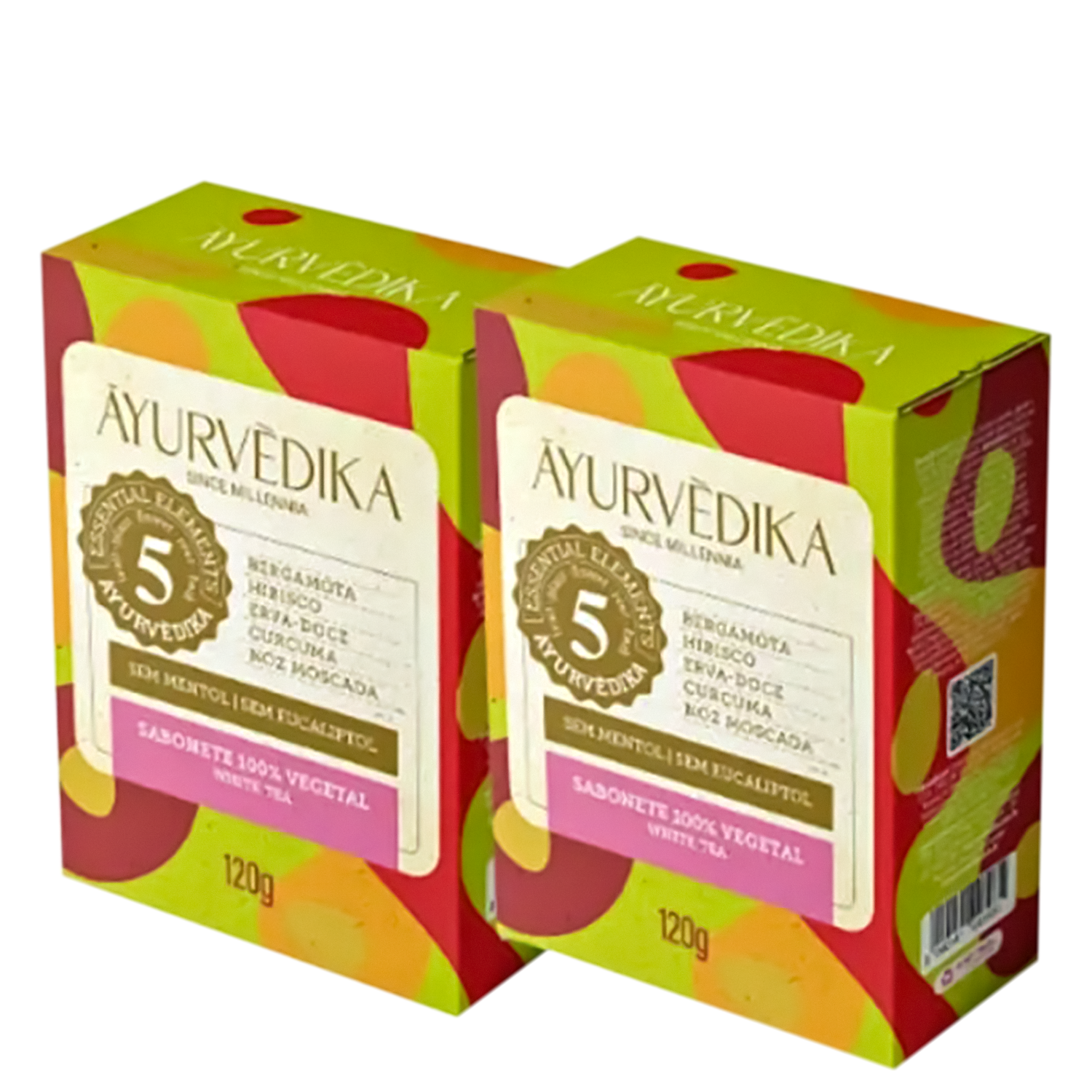 Kit Ayurvédika White Tea - Sabonete em Barra (2 Unidades)