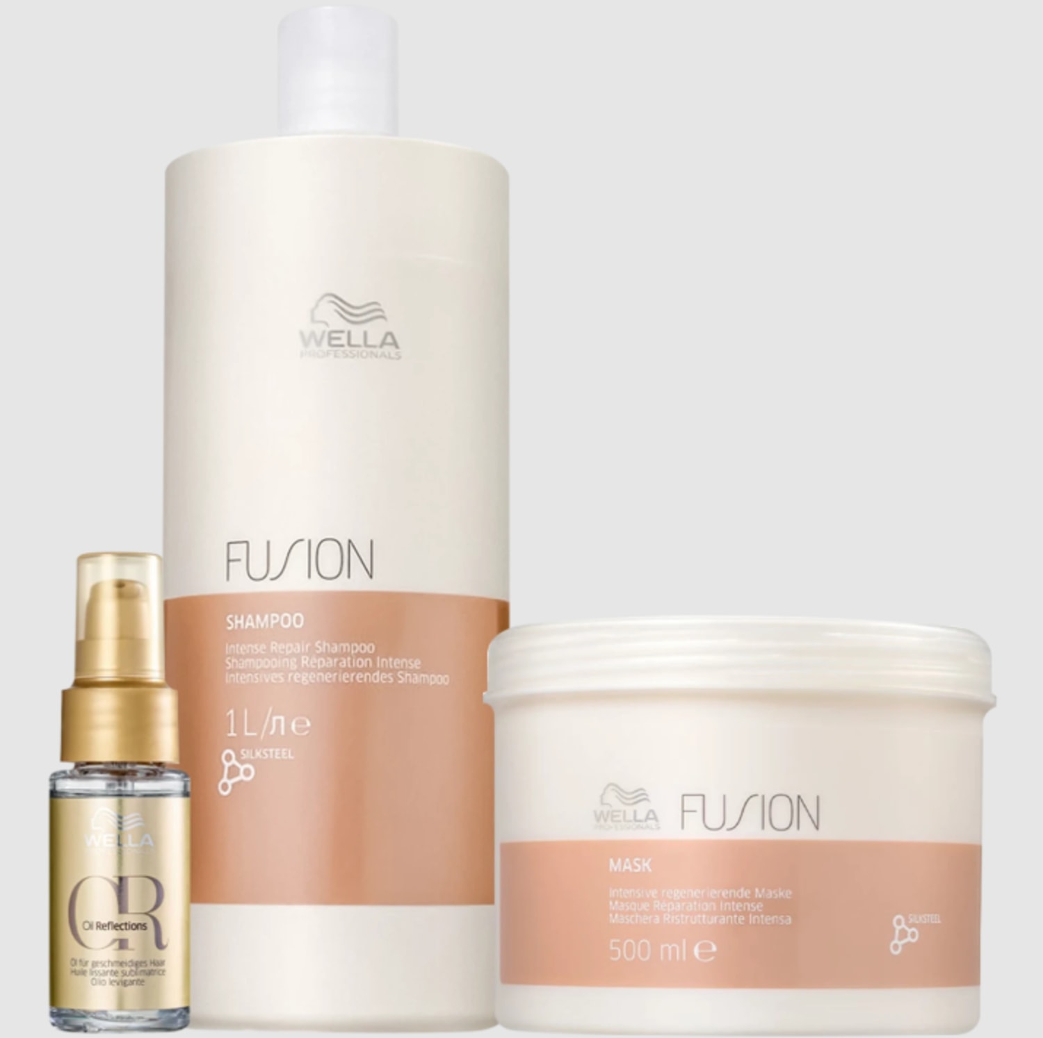 Kit Wella Professionals Fusion Reflections Oil Trio (3 Produtos)