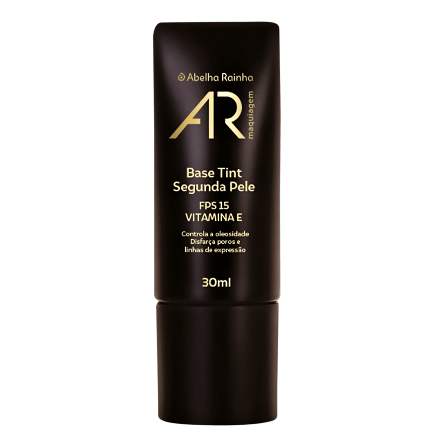Base Tint Segunda Pele 30ml Tom F-2 Bege Médio Frio AR Maquiagem Abelha Rainha REF 4186