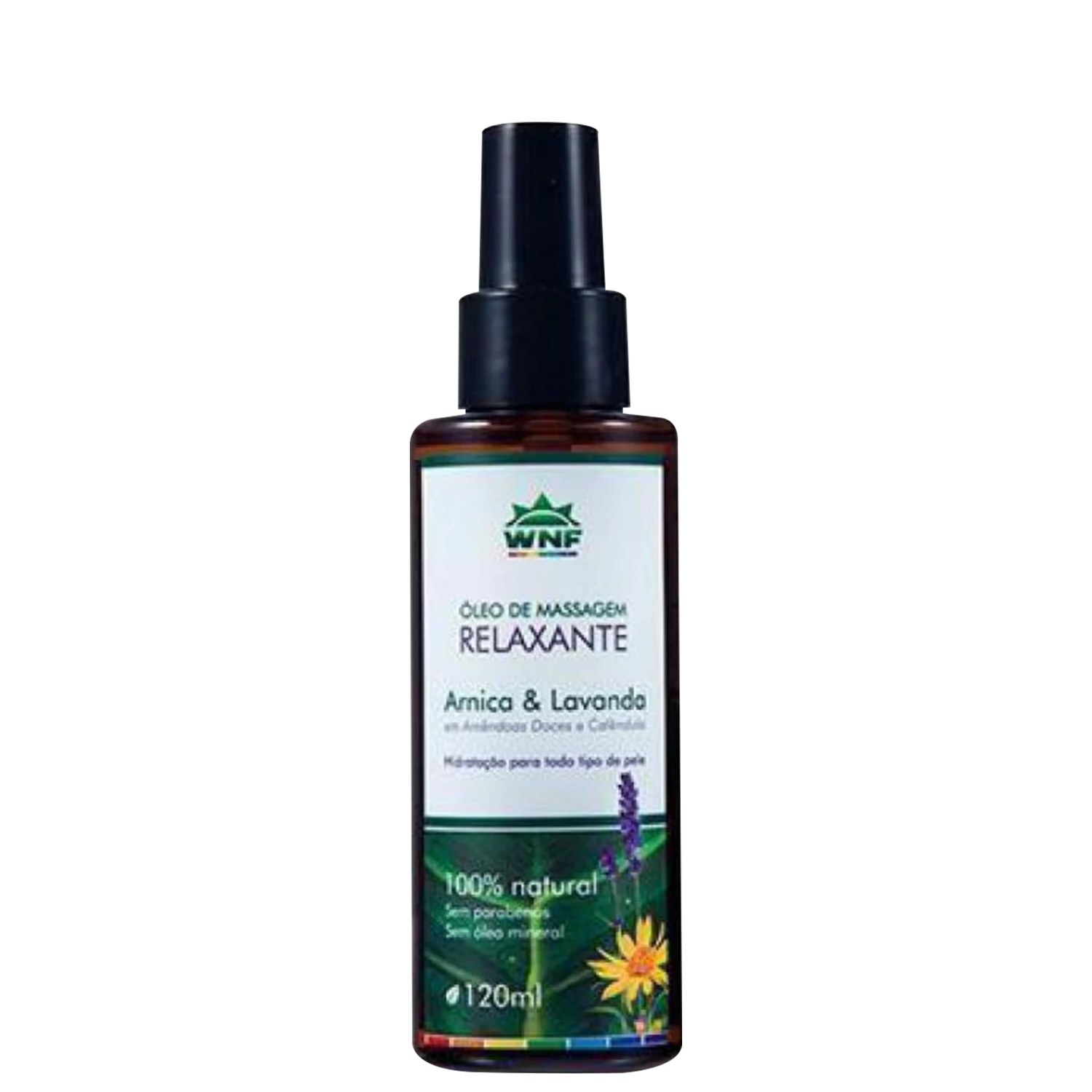 WNF Vegana Relaxante Arnica & Lavanda - Óleo de Massagem 120ml