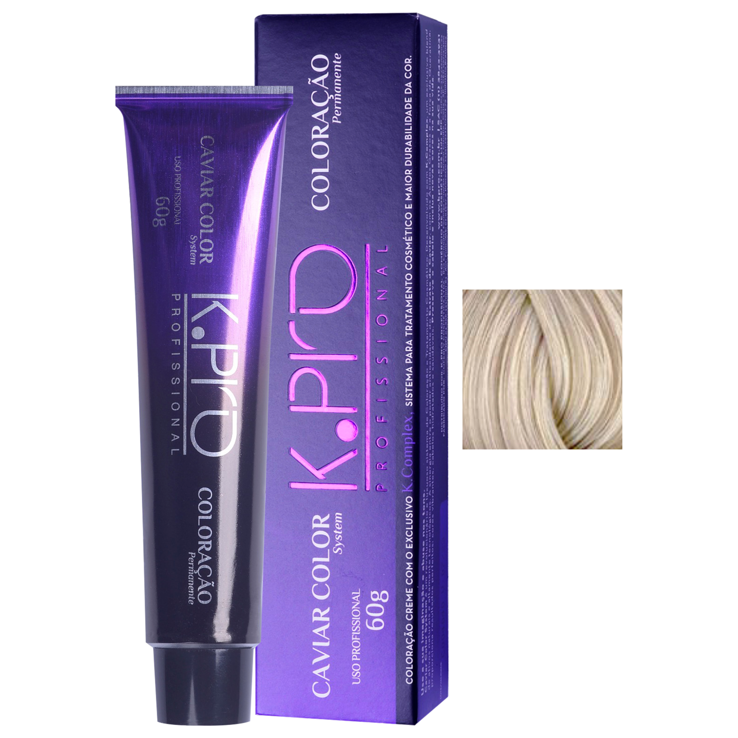 K.Pro Caviar Color 10.38 Louro Claro Dourado Perolado - Coloração 60g