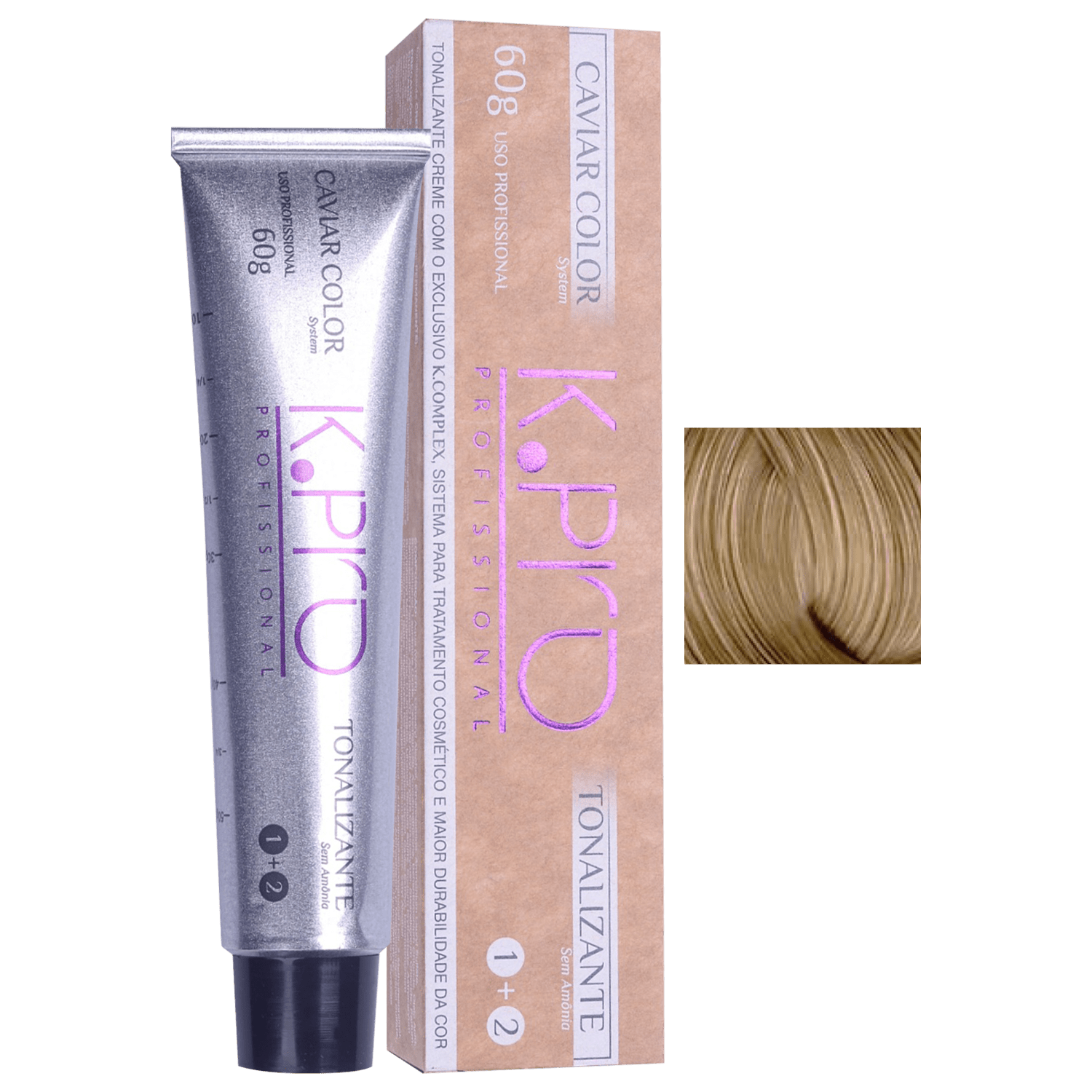 K.Pro Caviar Color 9.03 Louro Muito Claro Perolado Dourado - Coloração Tonalizante 60g