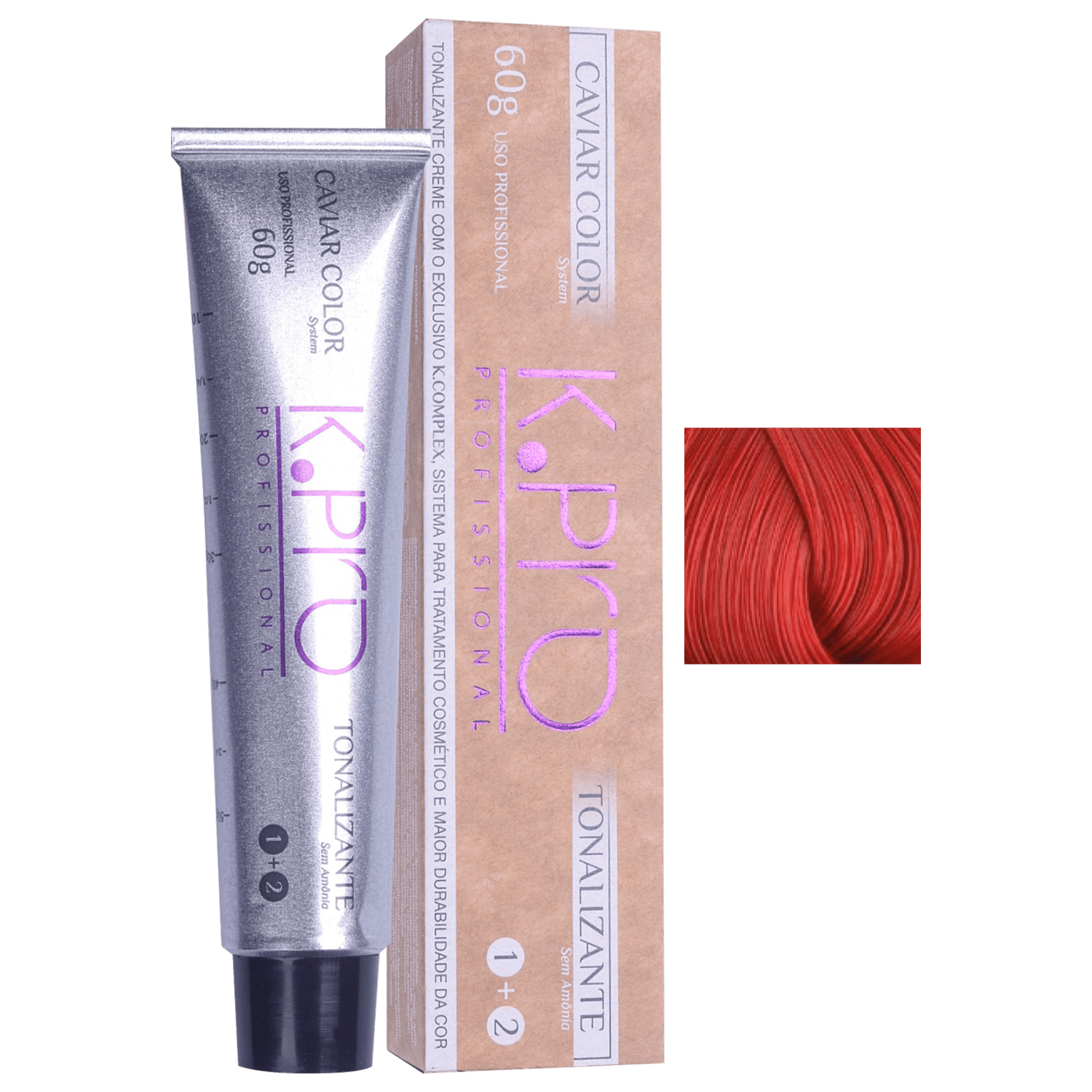 K.Pro Caviar Color 0.66 Corretor Vermelho - Coloração Tonalizante 60g