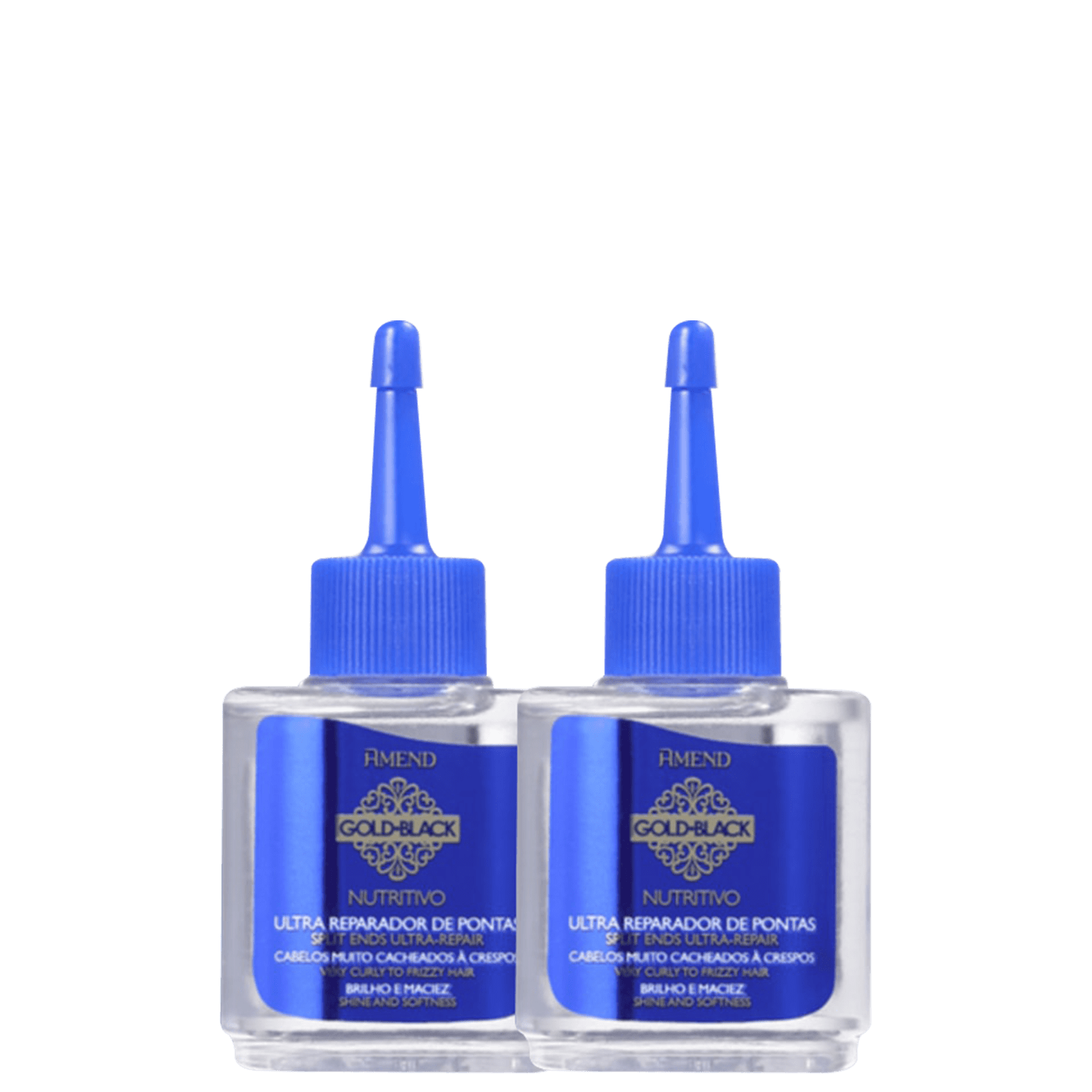 Kit Amend Gold Black Nutritivo Reparador de Pontas (2 Unidades)