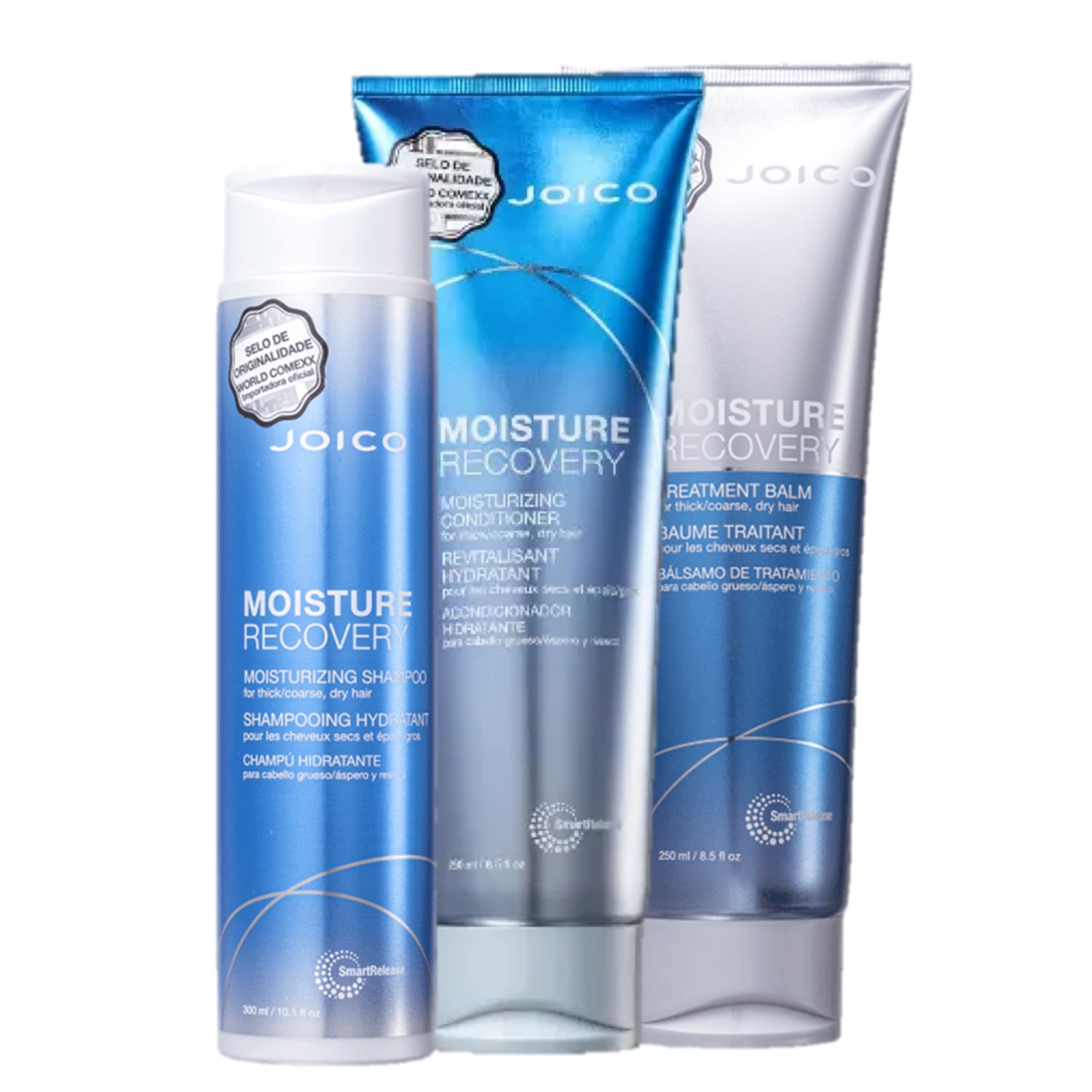 Kit Joico Moisture Recovery Triplo (3 Produtos)