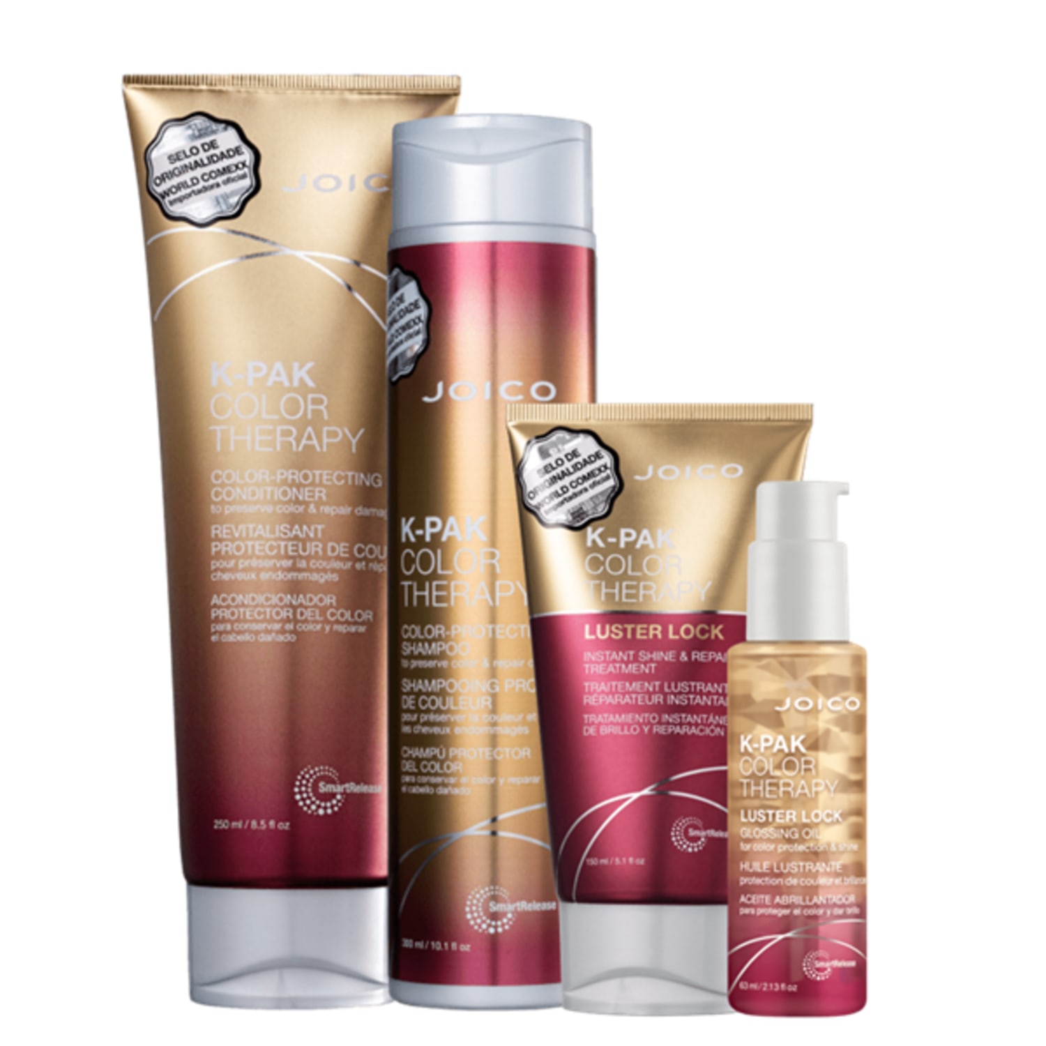 Kit Joico K-Pak Color Therapy Luster Lock (4 Produtos)