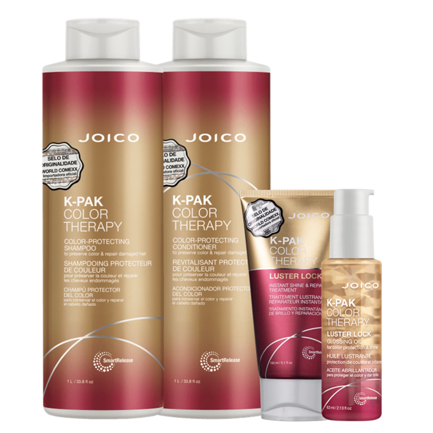 Kit Joico K-PAK Color Therapy Quarteto (4 Produtos)
