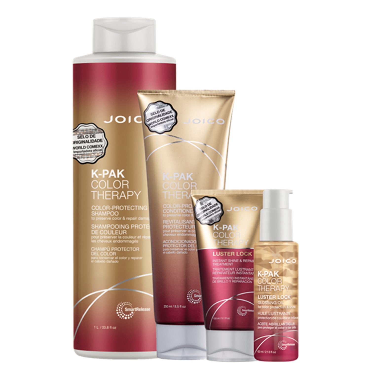 Kit Joico K-PAK Color Therapy Tratamento Completo (4 Produtos)