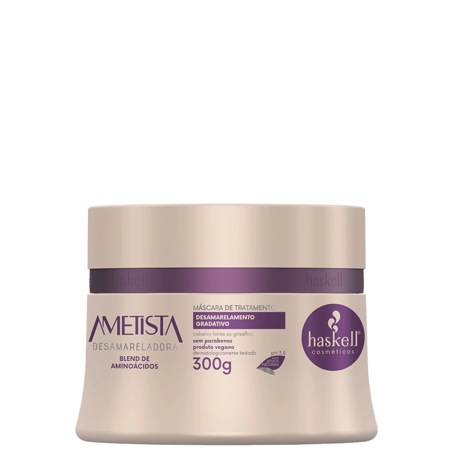 Haskell Ametista - Máscara Desamareladora 300g