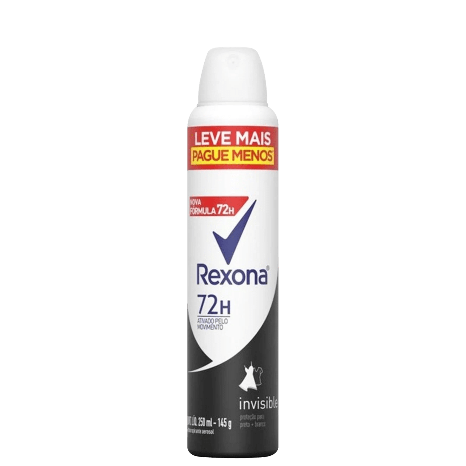 Rexona Invisible 72h - Desodorante Aerosol 250ml