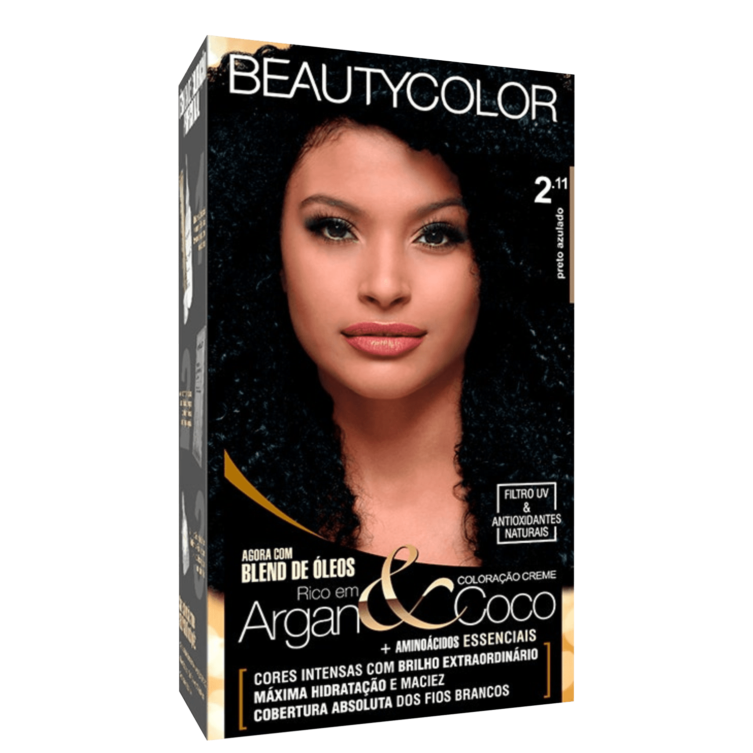 BeautyColor 2.11 Preto Azulado - Coloração Permanente