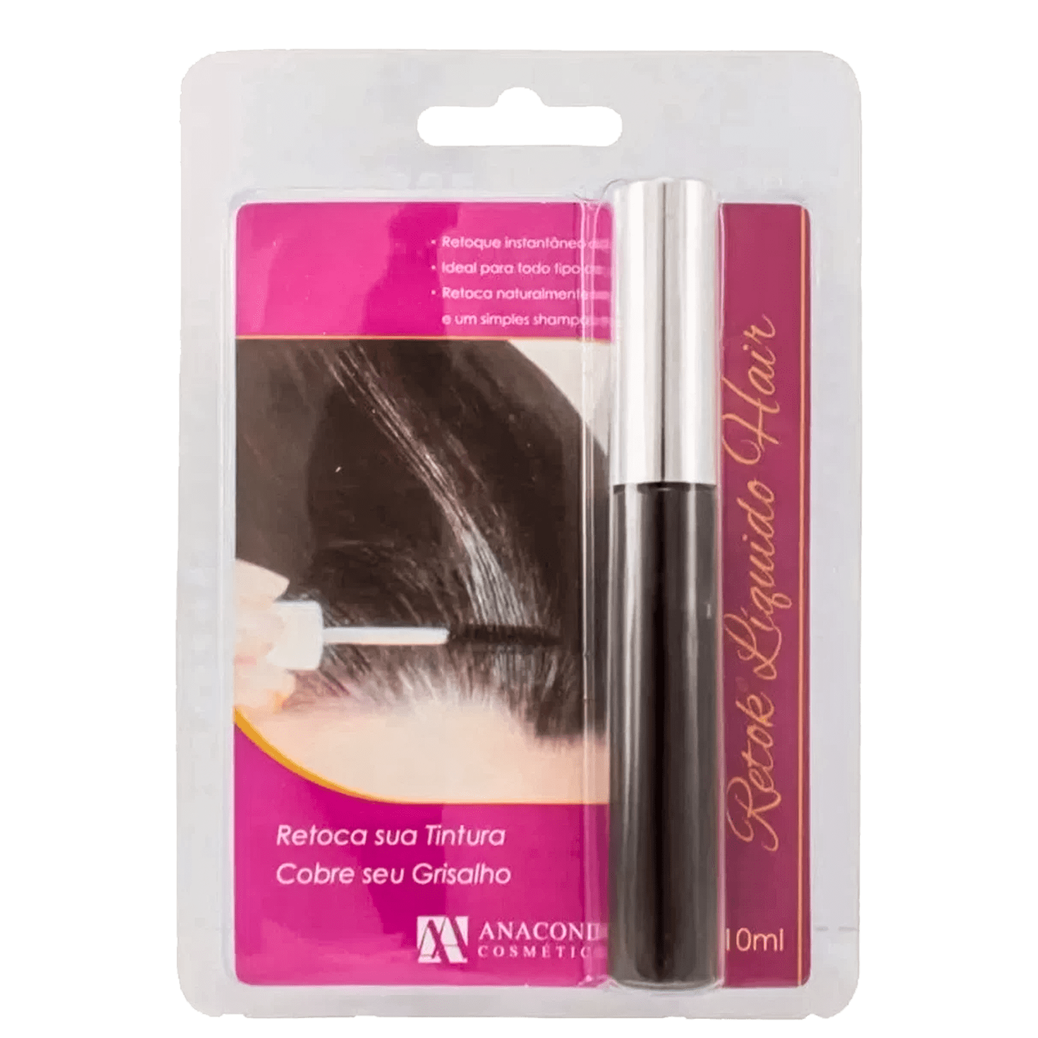 Anaconda Retok Hair Color Líquido Castanho Médio - Coloração Temporária 10ml