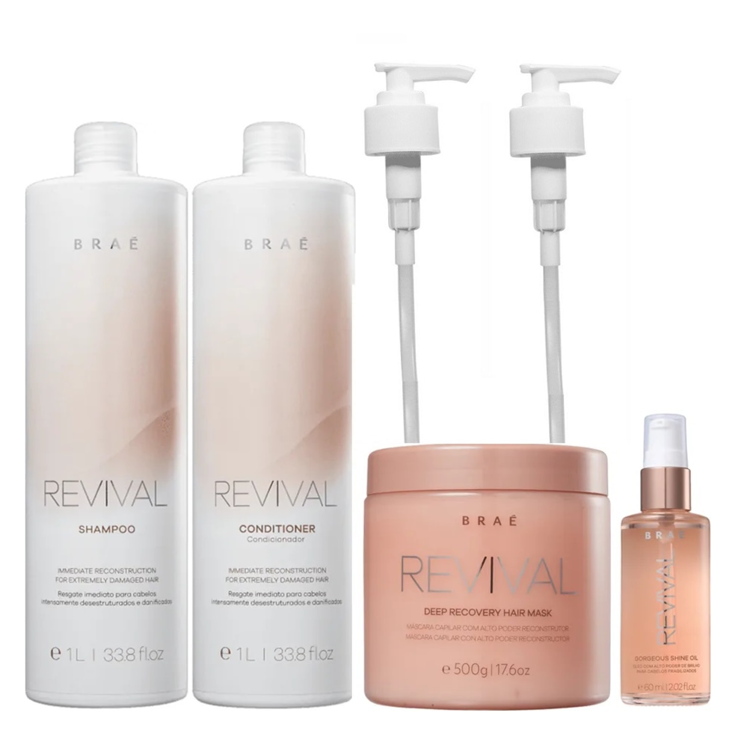 Kit Braé Revival + 2 Válvulas Pump (4 Produtos)