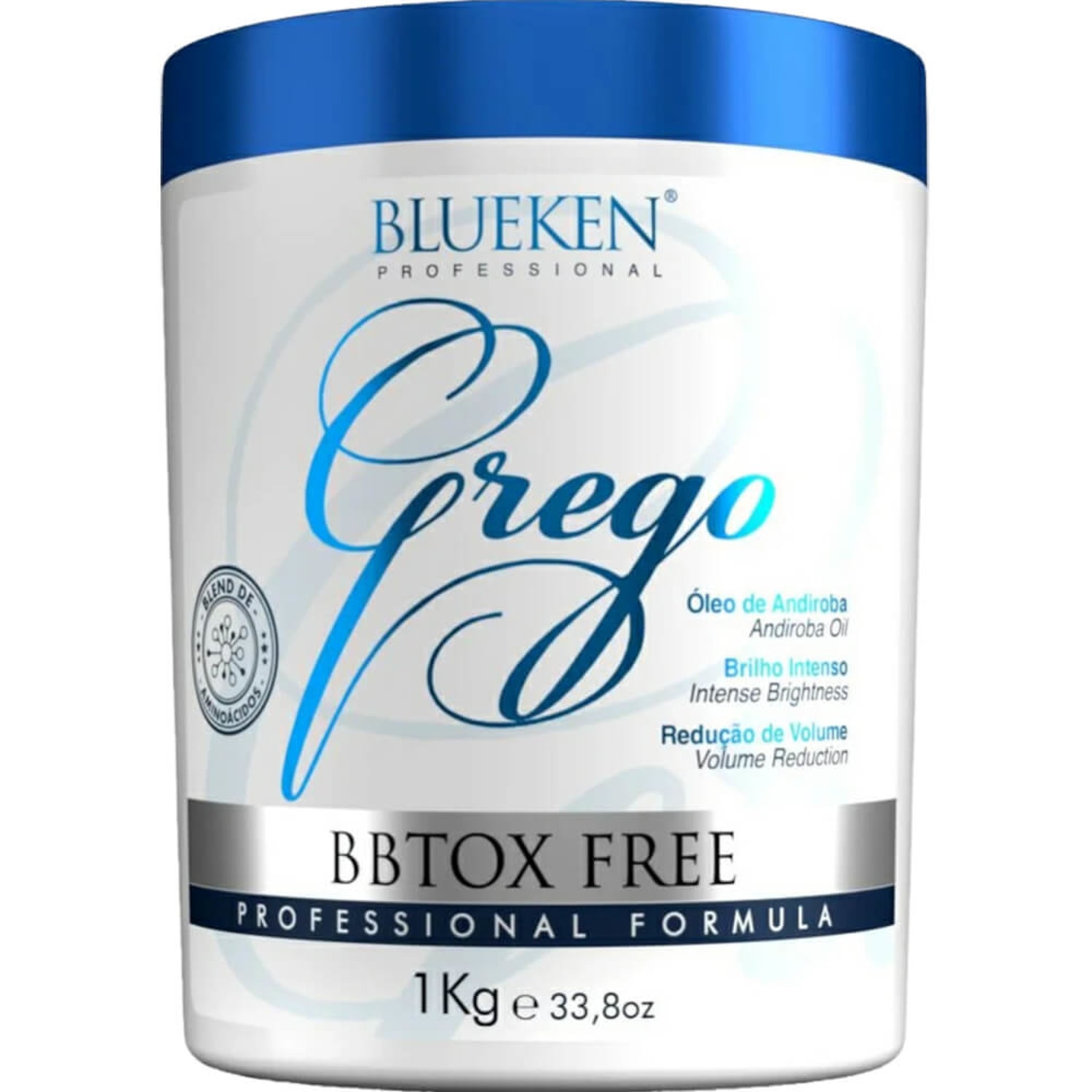 Blueken Grego Btox Free Sem Formol - Realinhamento Capilar 1Kg