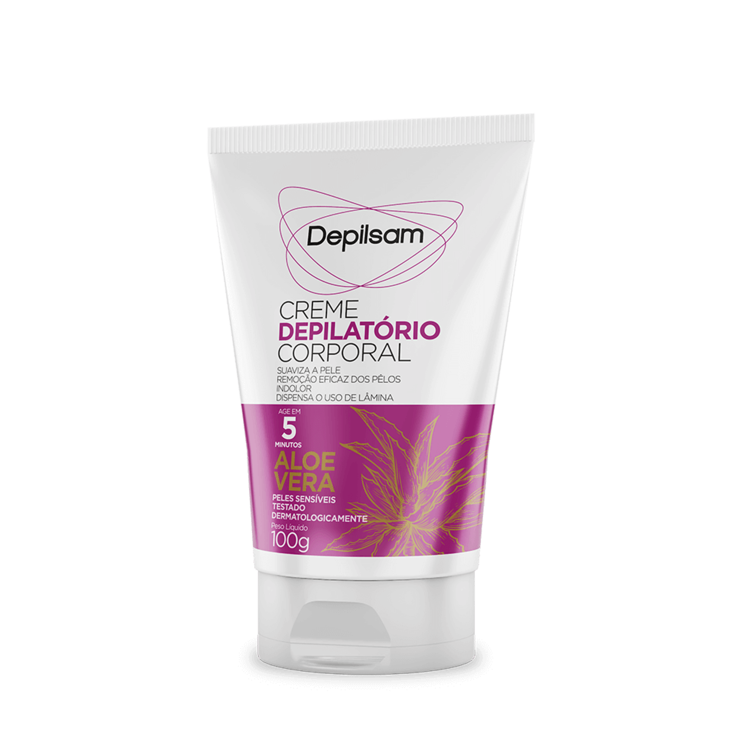 Depilsam Aloe Vera - Creme Depilatório Corporal 100g