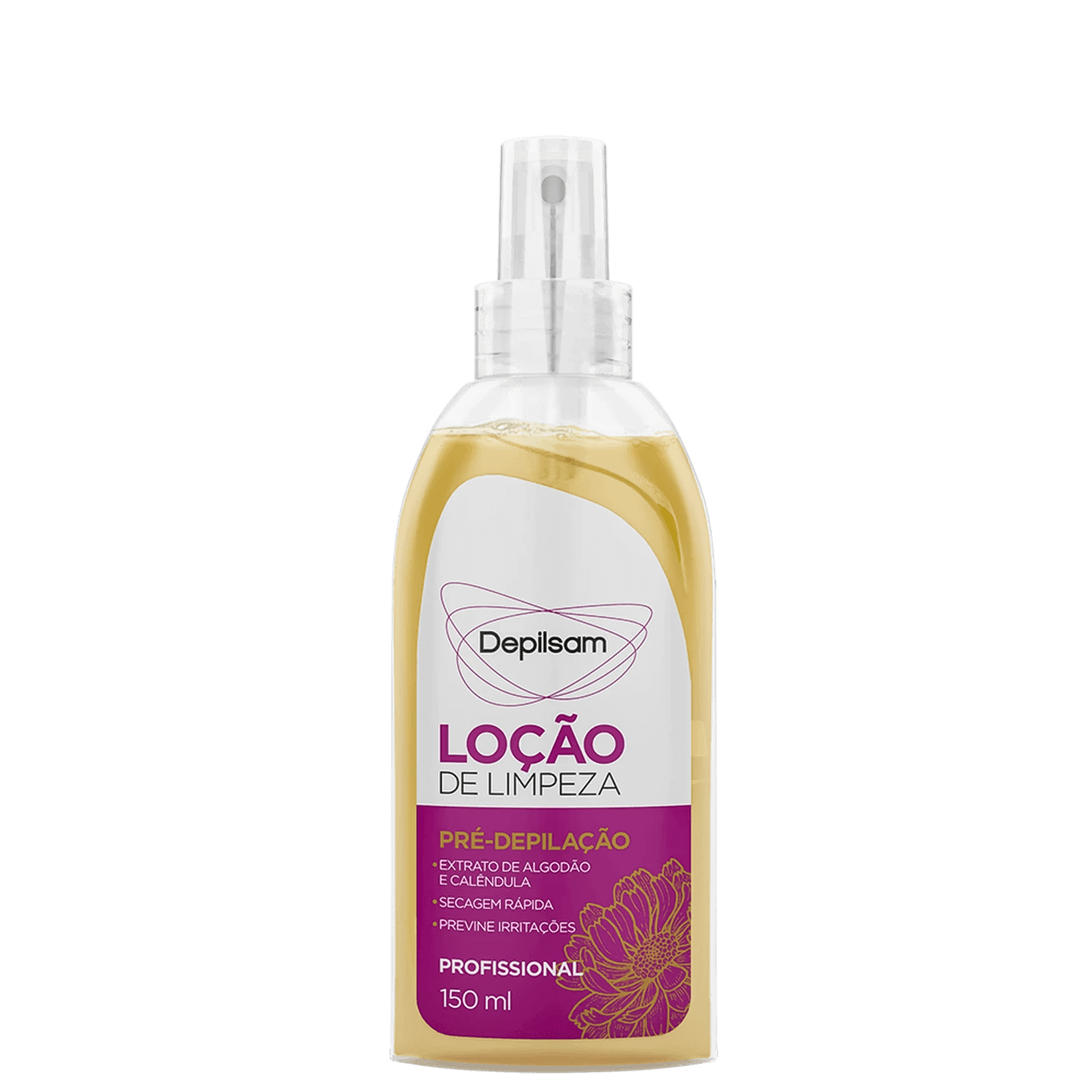 Depilsam Pré-Depilação - Loção de Limpeza Pré-Depilatória 150ml