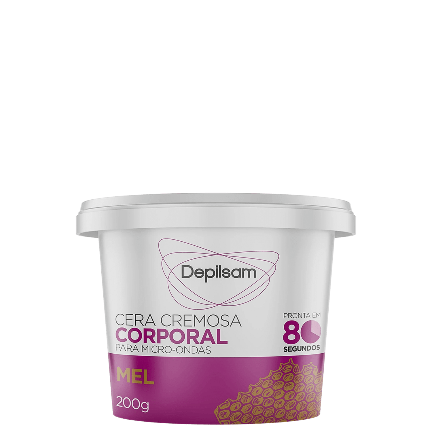 Depilsam Mel - Cera Depilatória para Micro-Ondas 200g