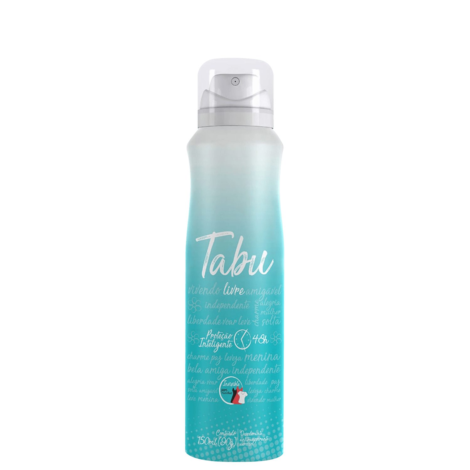 Tabu Livre - Desodorante Antitranspirante Aerossol 150ml