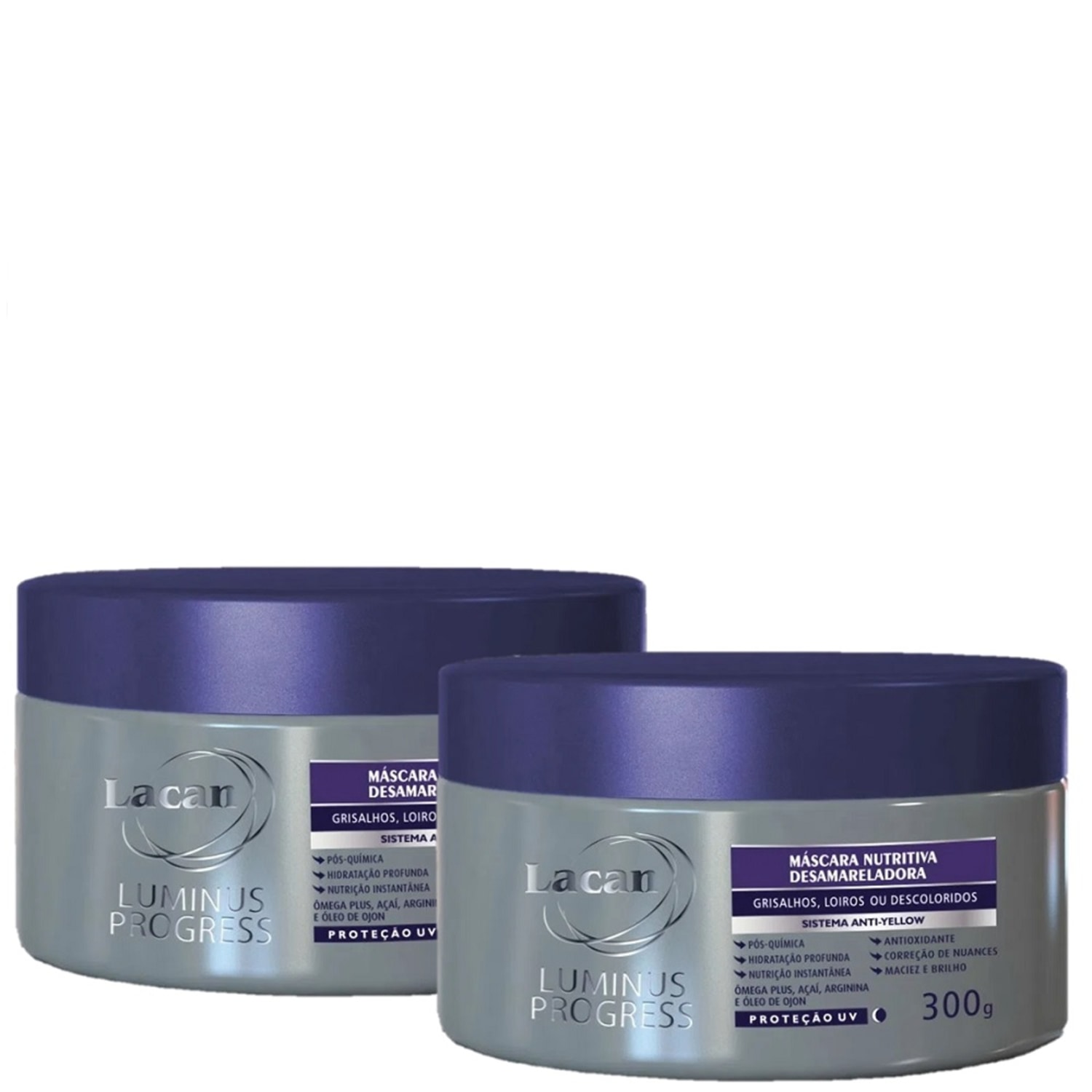 Kit Lacan Luminus Progress - Mascara Desamareladora 300g (2 Unidades)