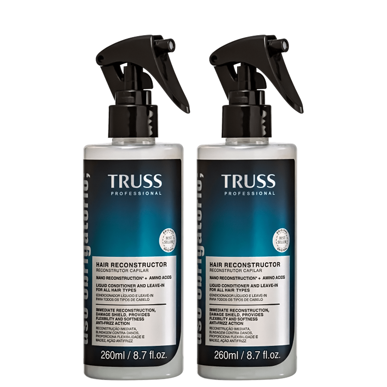 Kit Truss Spray Uso Obrigatório Double Reconstrução 2Unidades