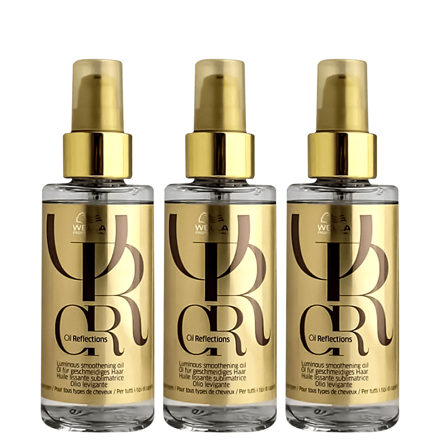 Kit Wella Professionals Oil Reflections Triple (3 Unidades)
