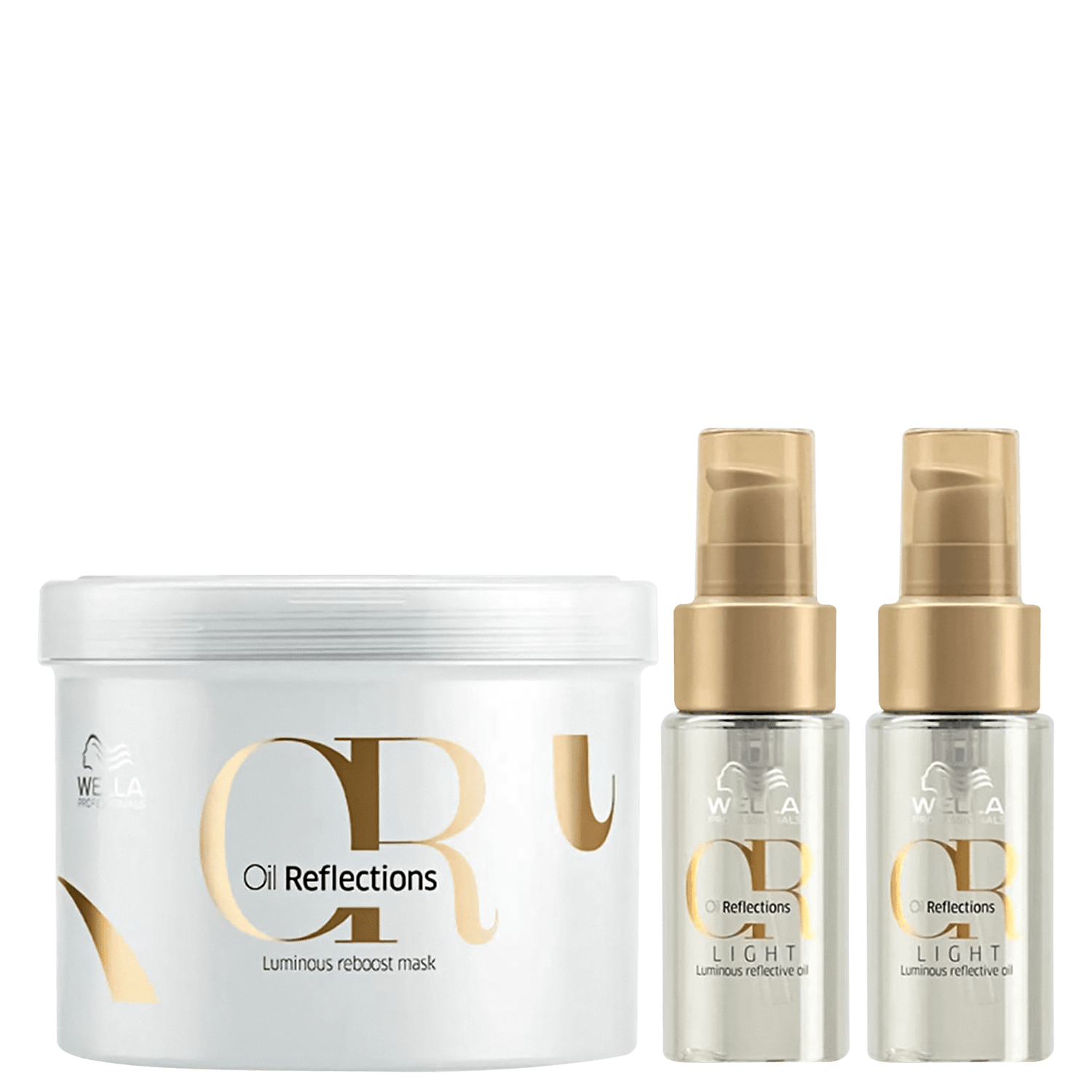 Kit Wella Professionals Plus Light Reflections Mask Oil (3 Produtos)
